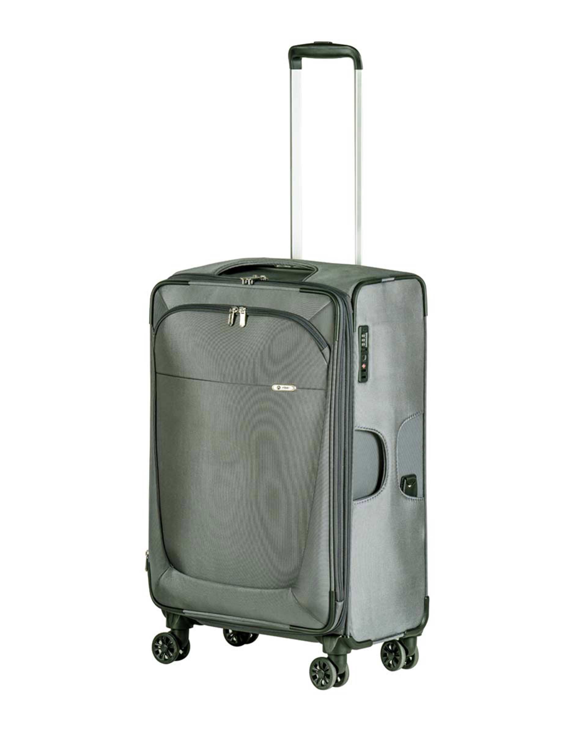 چمدان طوسی نیلپر توریستر Nilper tourister مدل آوان سایز متوسط کد NTLS111002