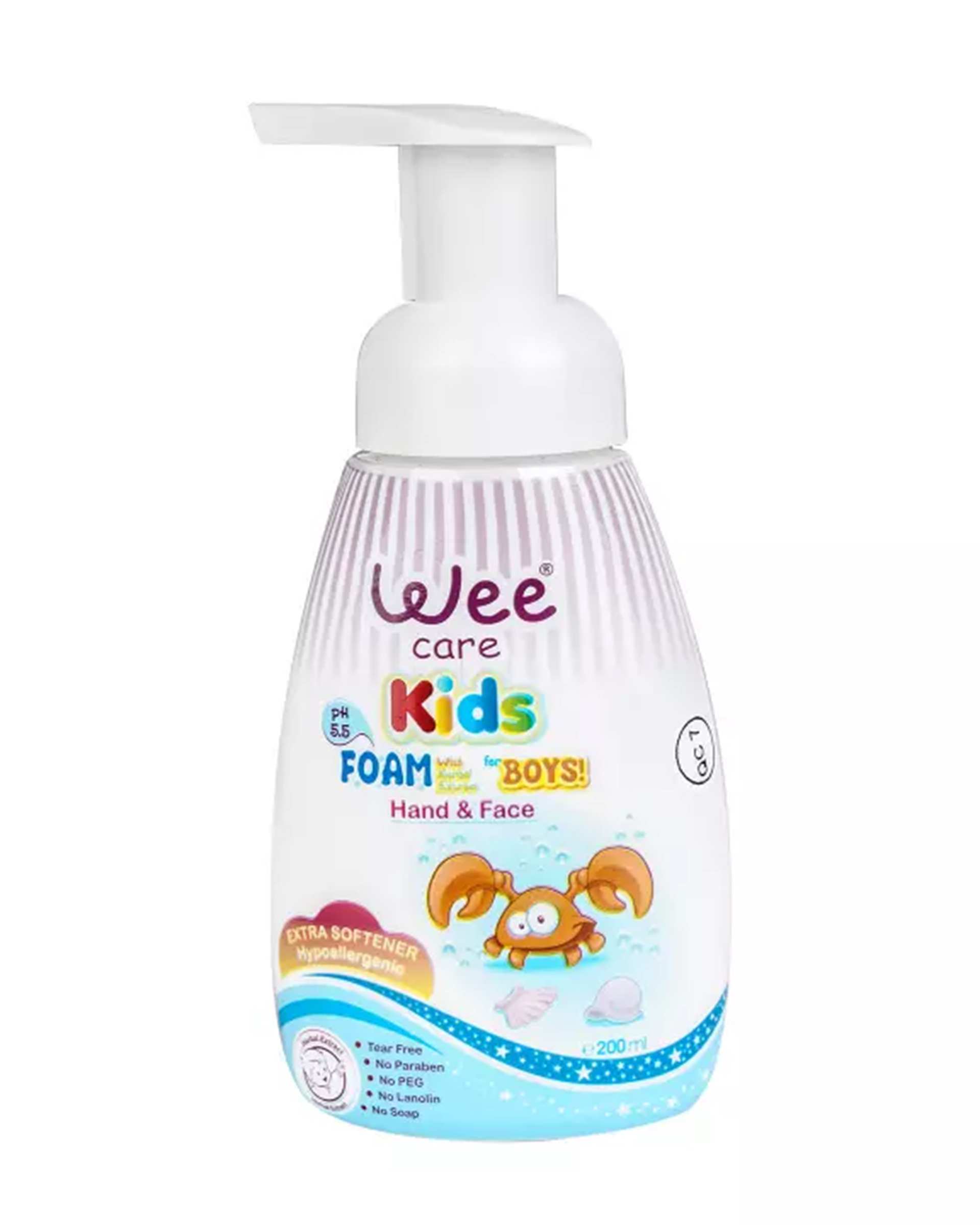 فوم شستشوی دست و صورت پسرانه وی کر Wee Care حجم 200ml