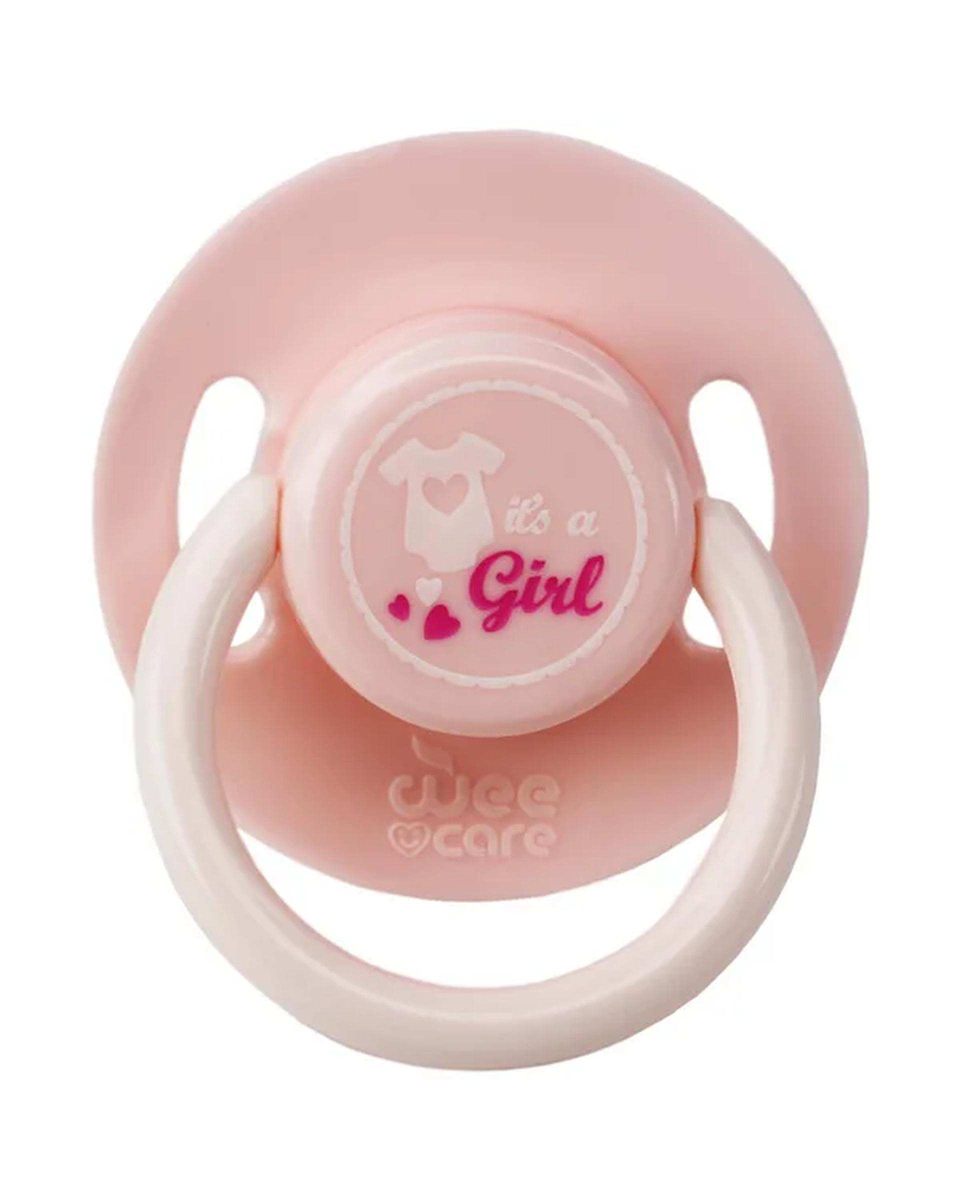 پستانک سیلیکونی سر گرد وی کر Wee Care مدل P136 سایز 2