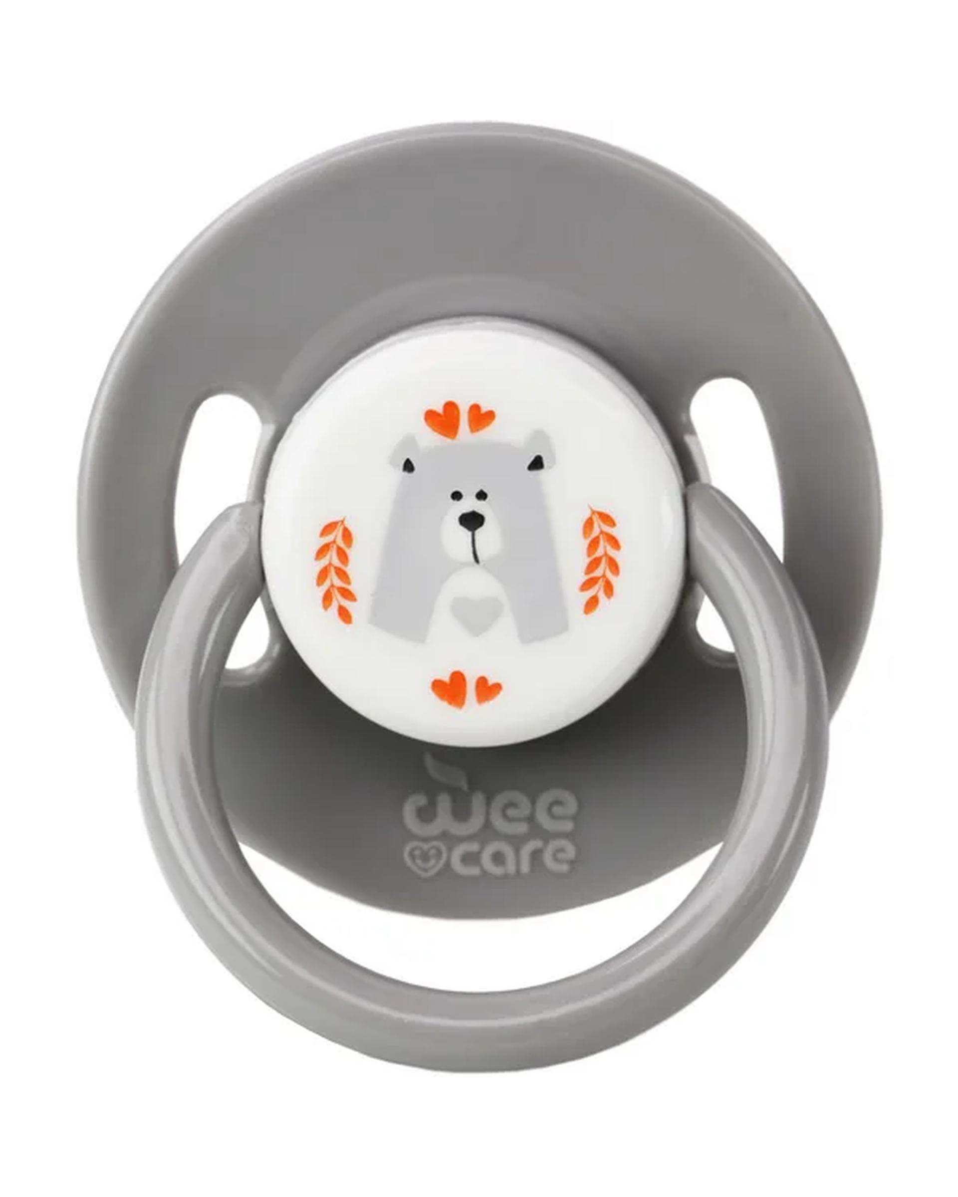 پستانک سیلیکونی سر گرد وی کر Wee Care مدل P136 سایز 2