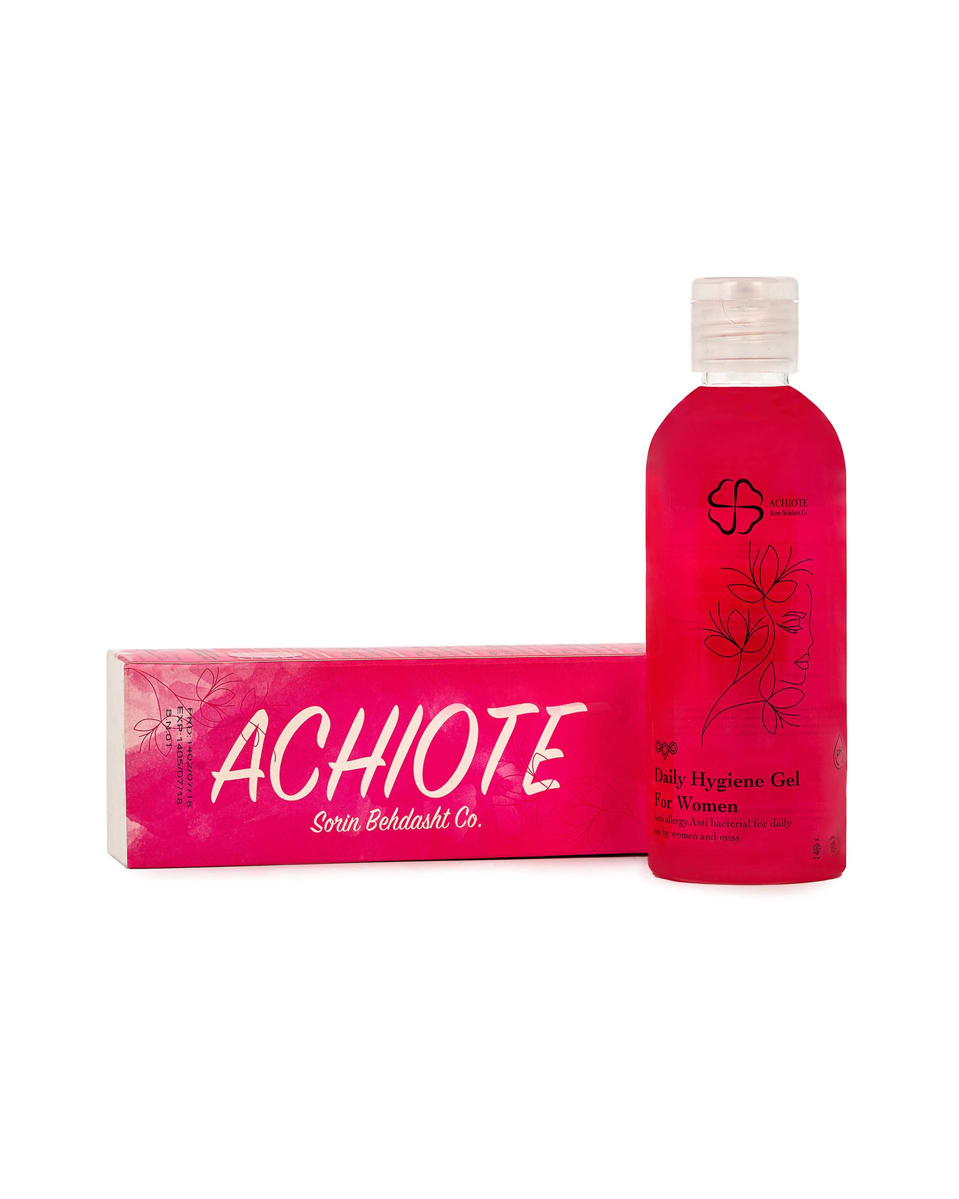 ژل بهداشتی بانوان روزانه Achiote حجم 200ml