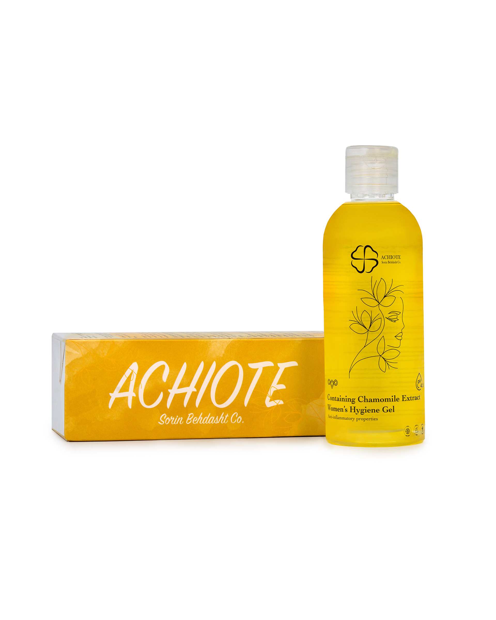 ژل بهداشتی بانوان Achiote حاوی عصاره بابونه 200ml