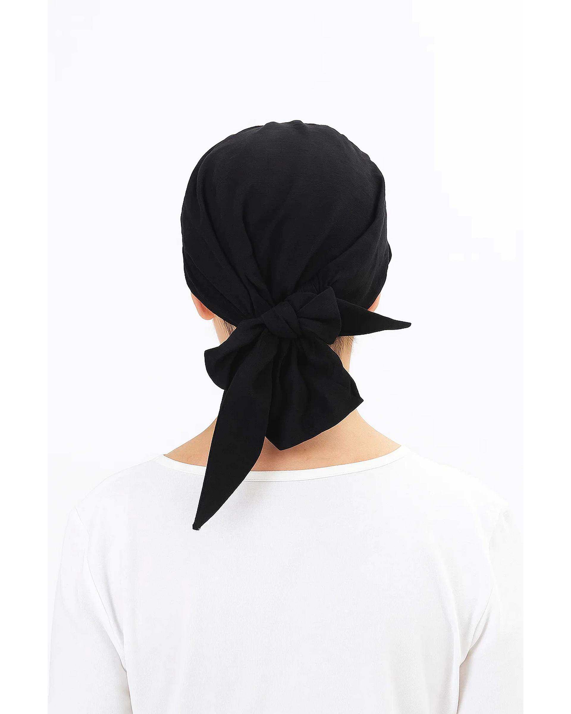 کلاه زنانه پشت کش دار مشکی تارتن Tartan کد 112992715