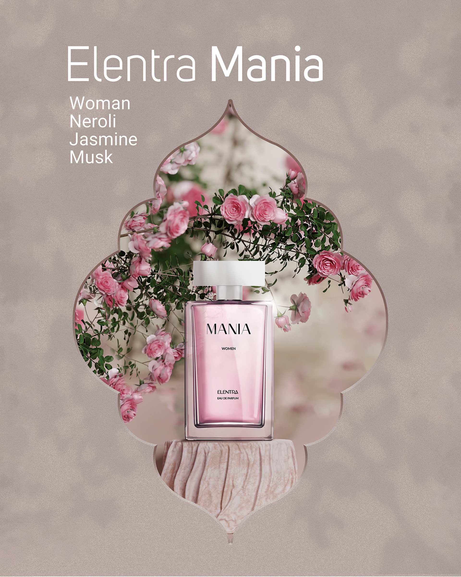 عطر زنانه النترا Mania EDP 100ml Elentra