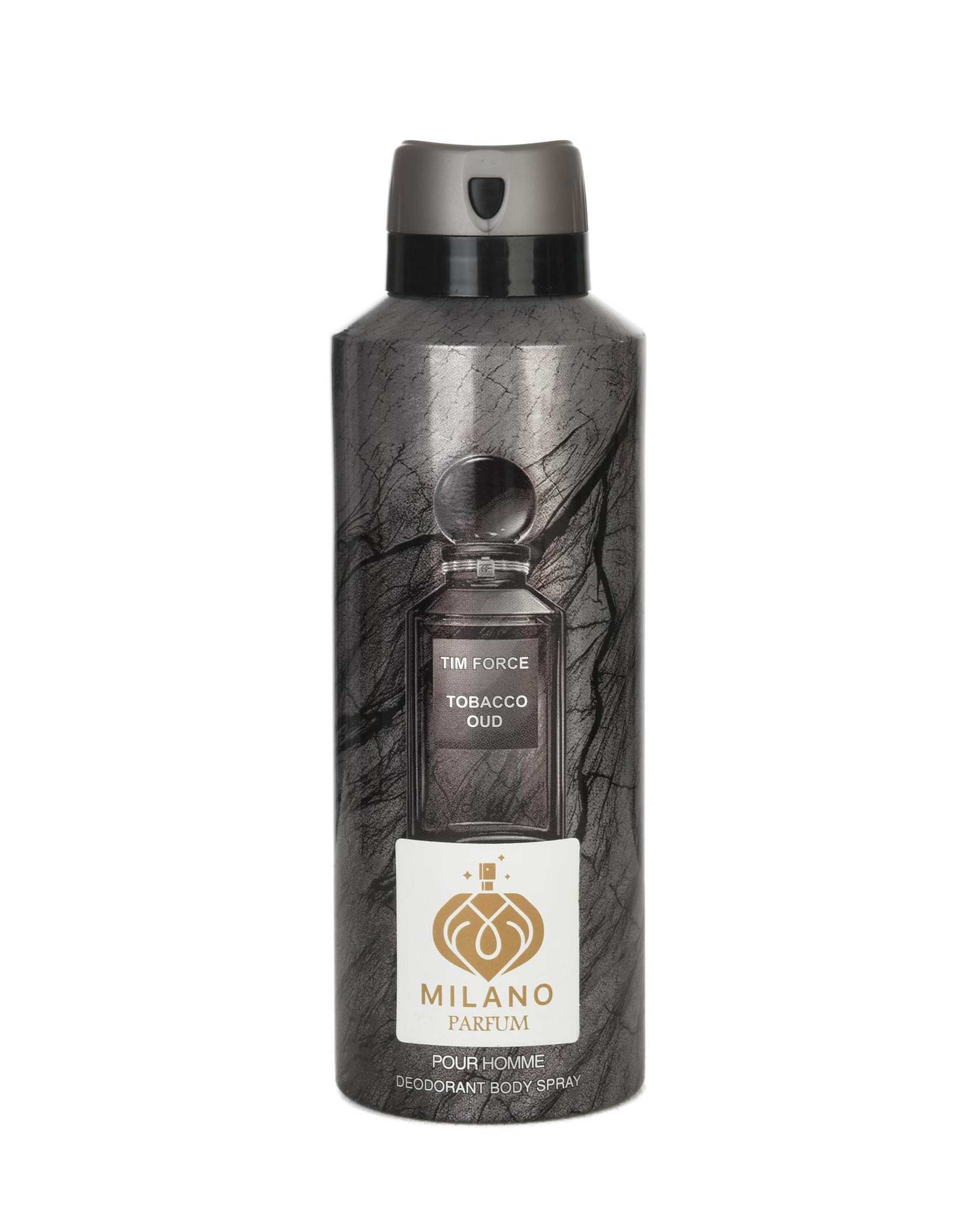 اسپری بدن مردانه میلانو Milano مدل Tim Force Tobacco Oud