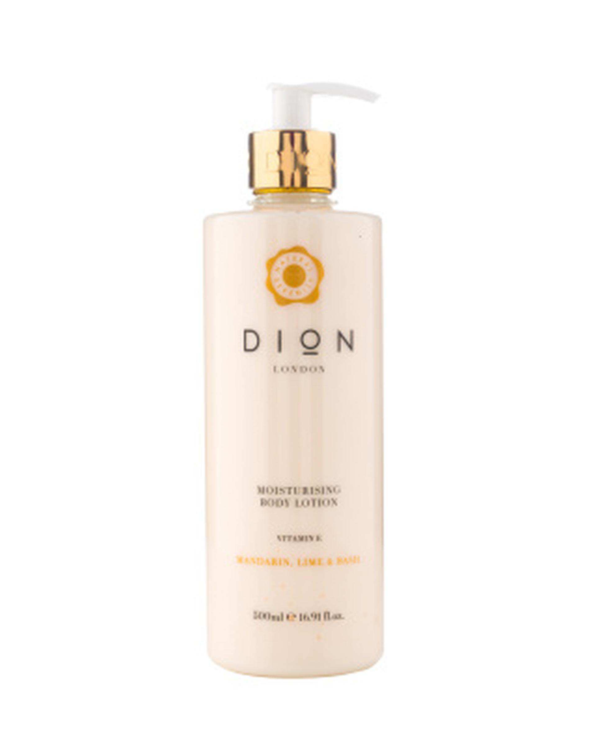 لوسیون بدن آبرسان دیون لندن Dion London حاوی ویتامین E با رایحه ماندارین و لیمو 500ml