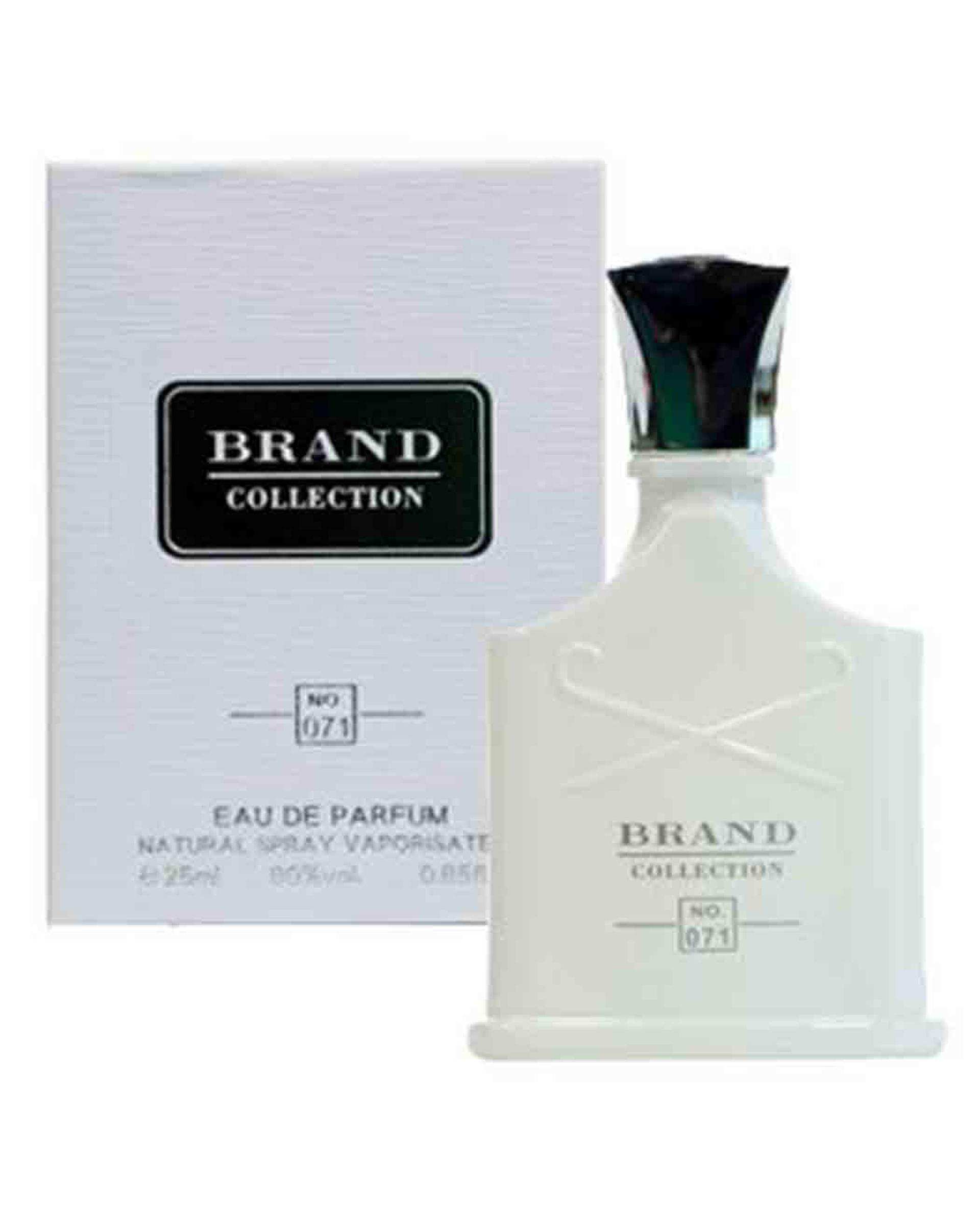 عطر جیبی مردانه کد 071 برند کالکشن Brand Collection مدل Creed Silver Mountain Water حجم 25ml