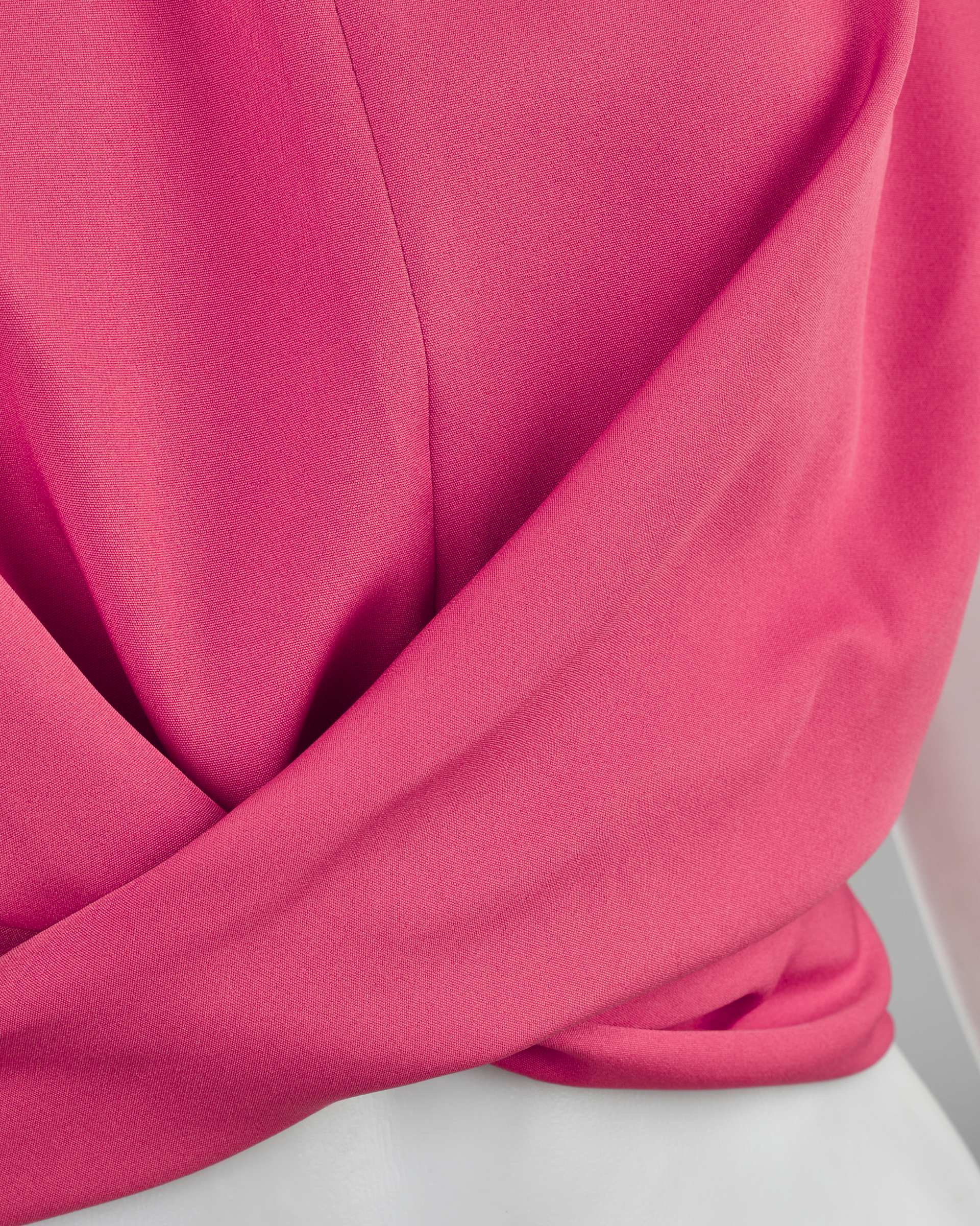 تاپ زنانه پایین گره سرخابی پاپیلون Papillon