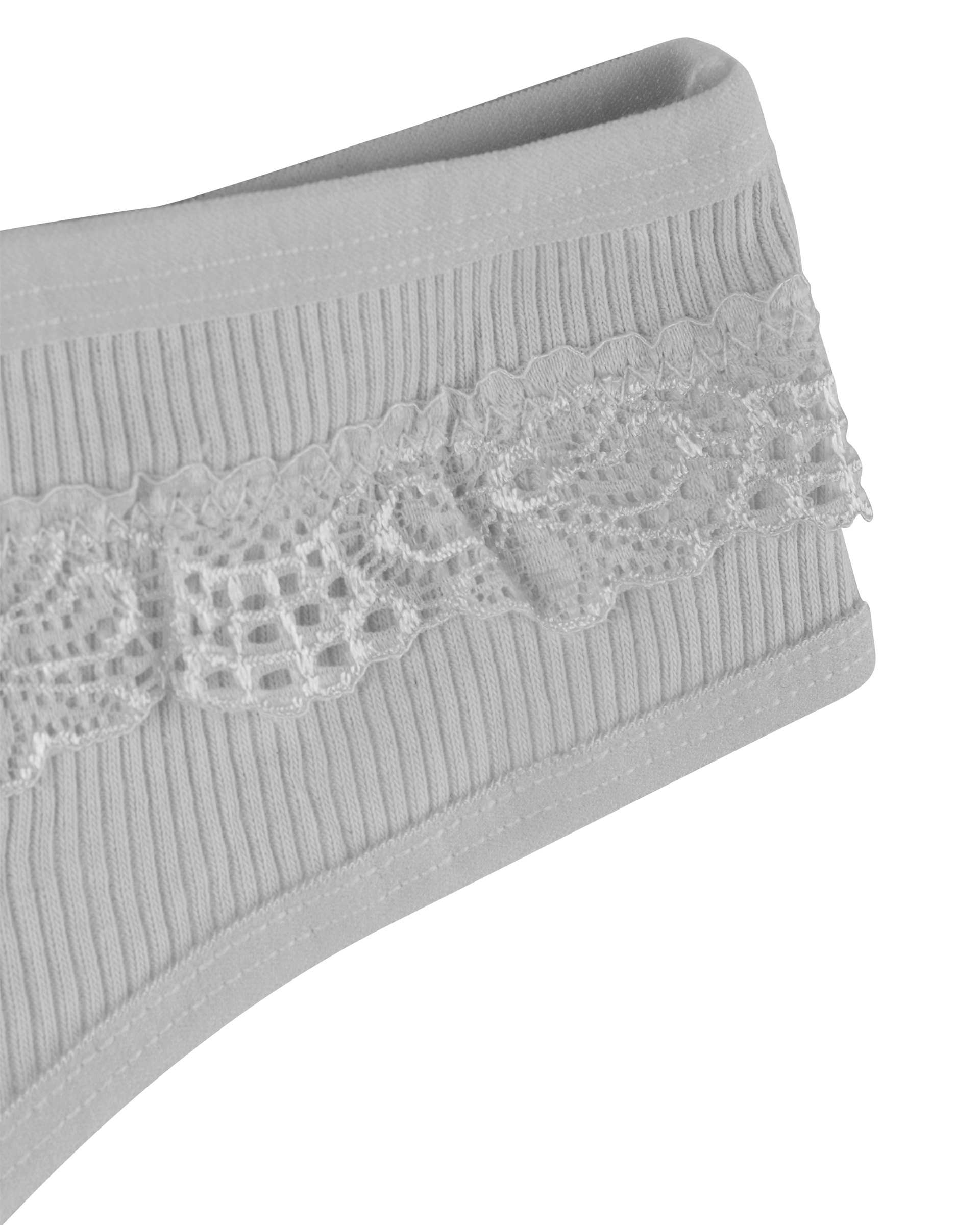 شورت زنانه گیپور دار بکلس طوسی آبی دلربا Delroba