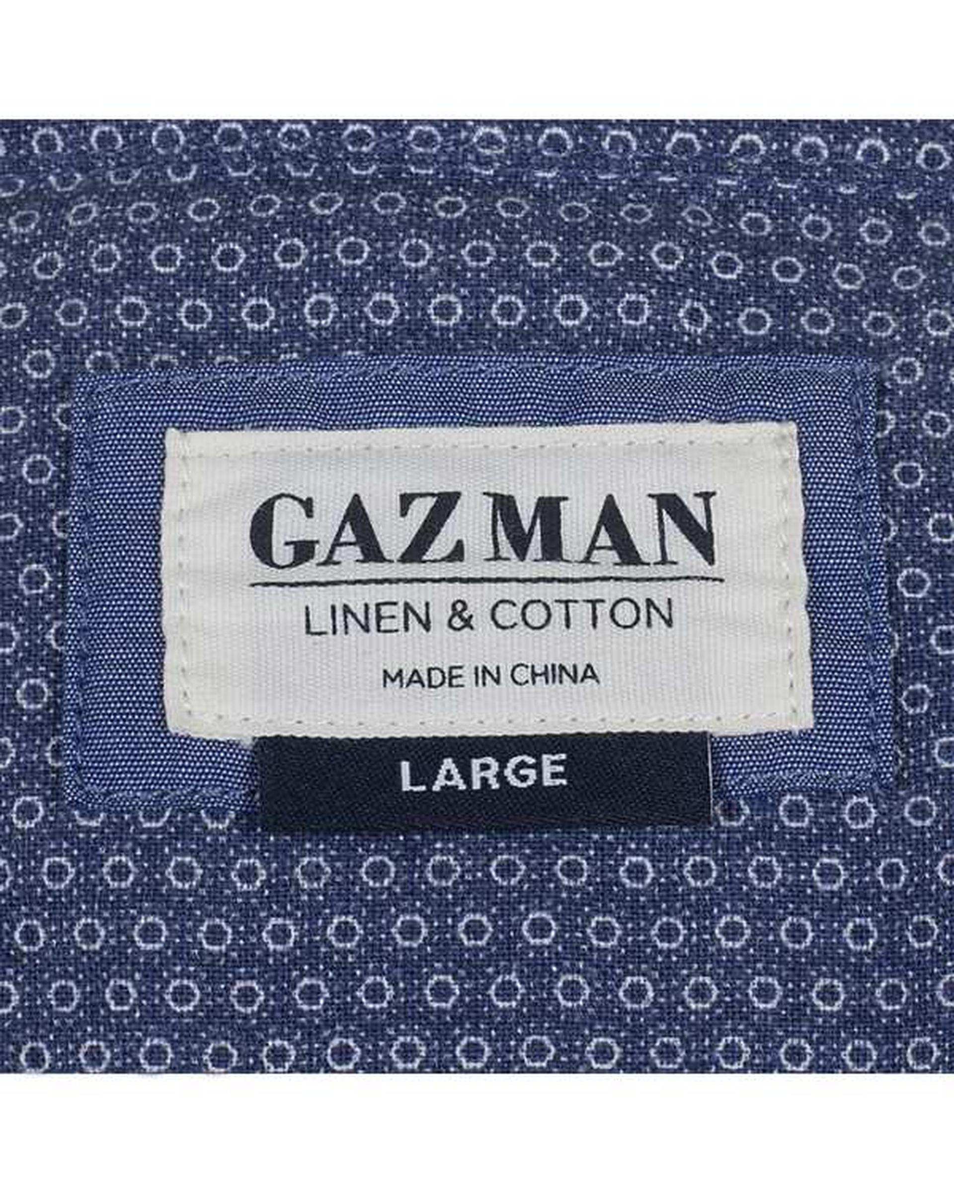 پیراهن مردانه آستین کوتاه کوبایی سرمه ای هومنیتی Whomanity مدل 79053291