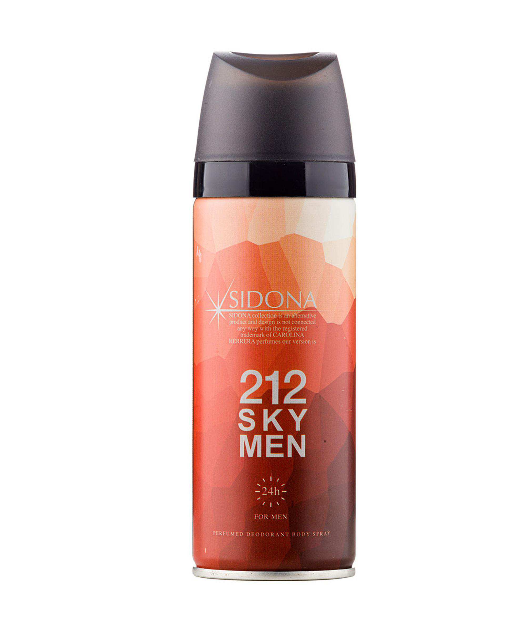 اسپری بدن مردانه سیدونا Sidona مدل 212 SKY MEN حجم 200ml