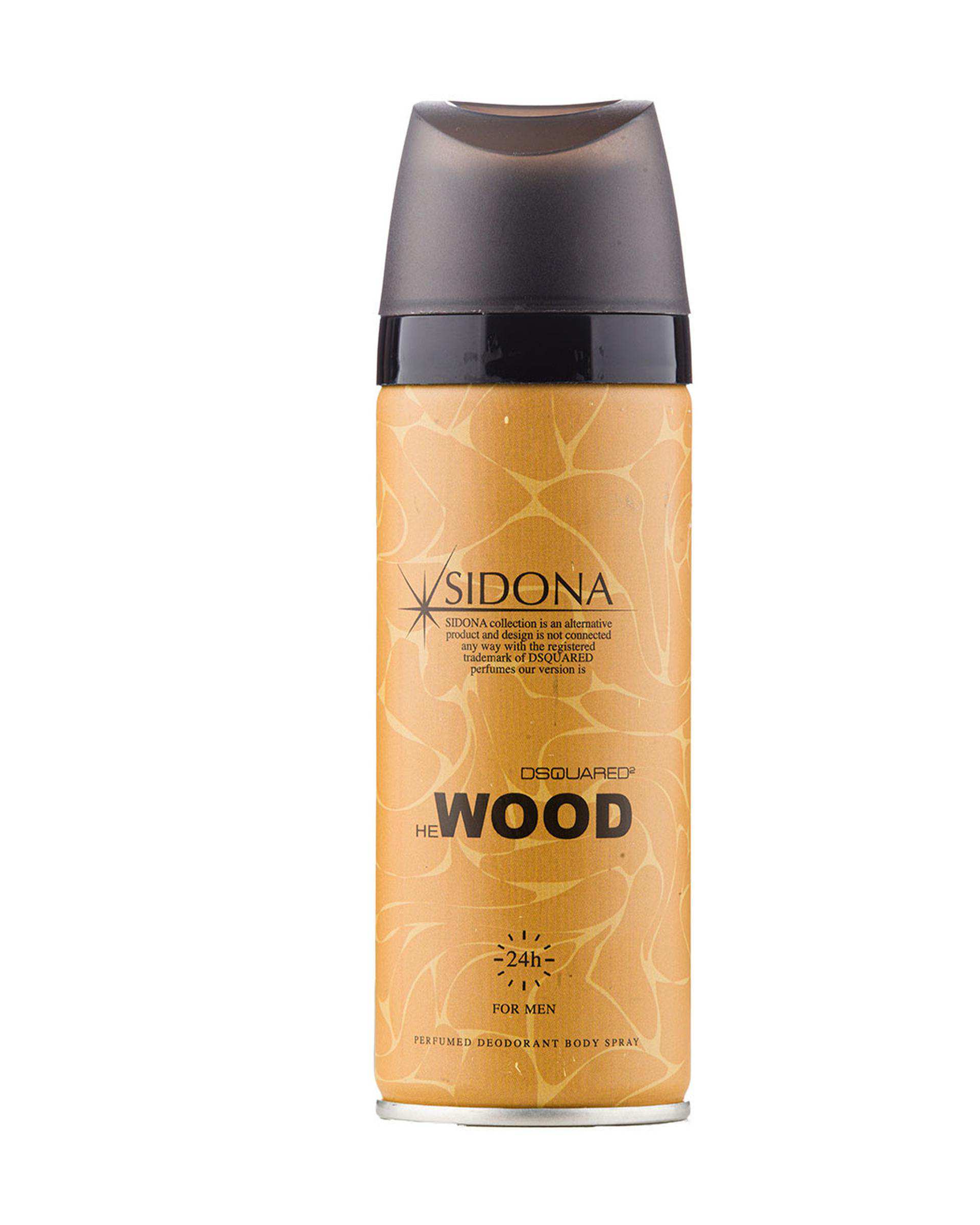 اسپری بدن مردانه سیدونا Sidona مدل He Wood حجم 200ml