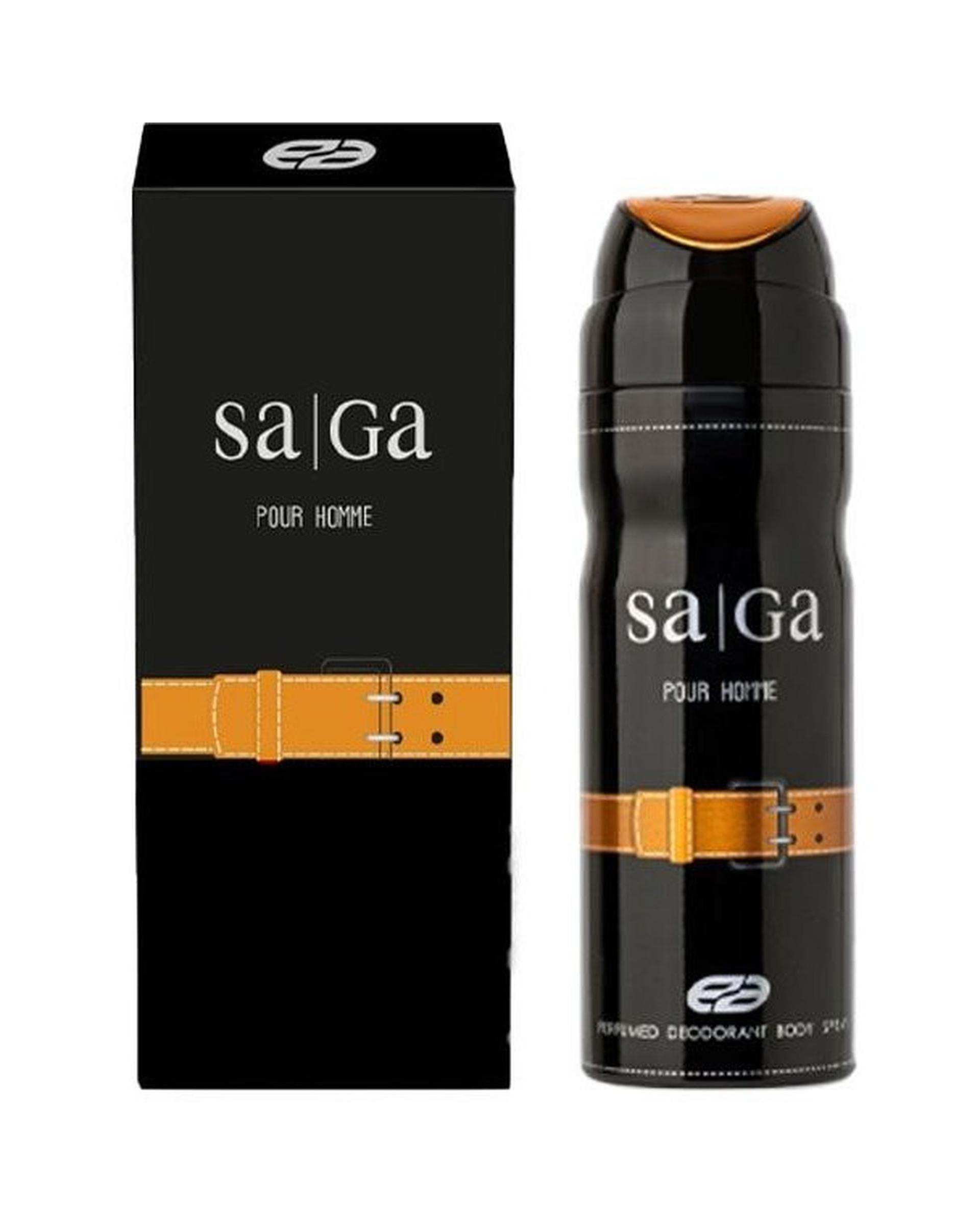 عطر جیبی مردانه عماد آرا Emadara مدل ساگا Saga حجم 30ml