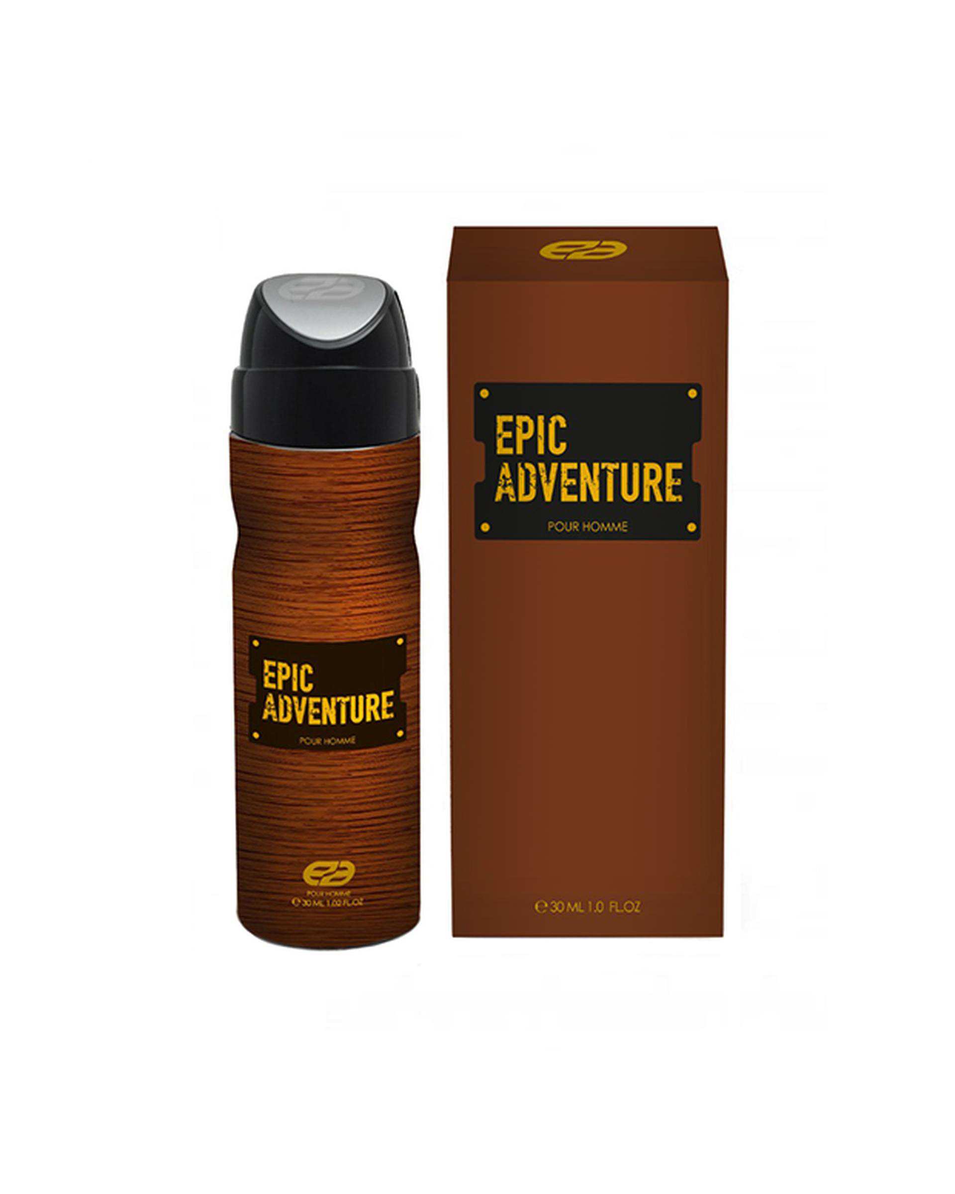 عطر جیبی مردانه عماد آرا Emadara مدل اپیک ادونچر Epic Adventure حجم 30ml