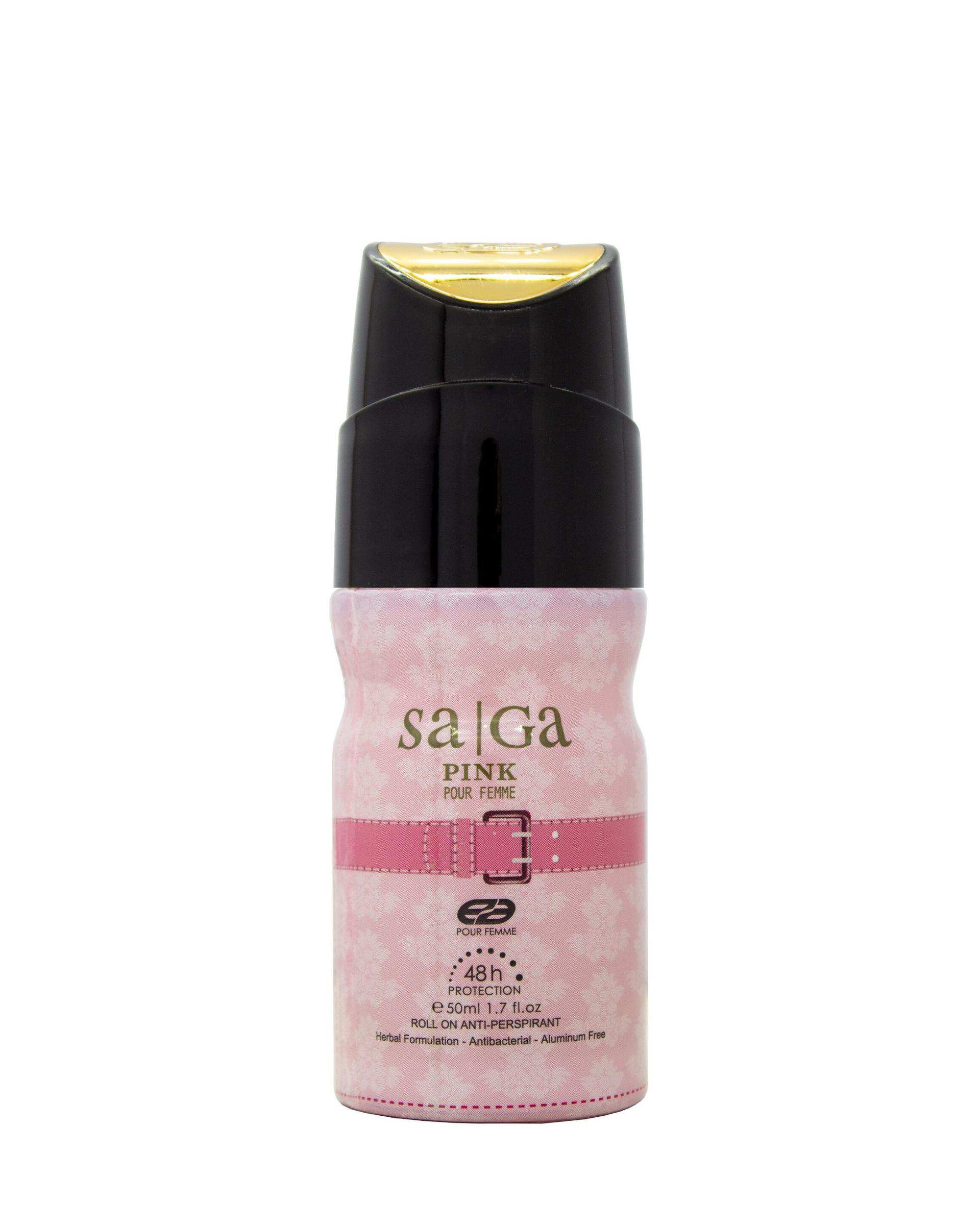 مام رول زنانه عماد آرا Emadara مدل ساگا پینک Saga PINK حجم 50ml