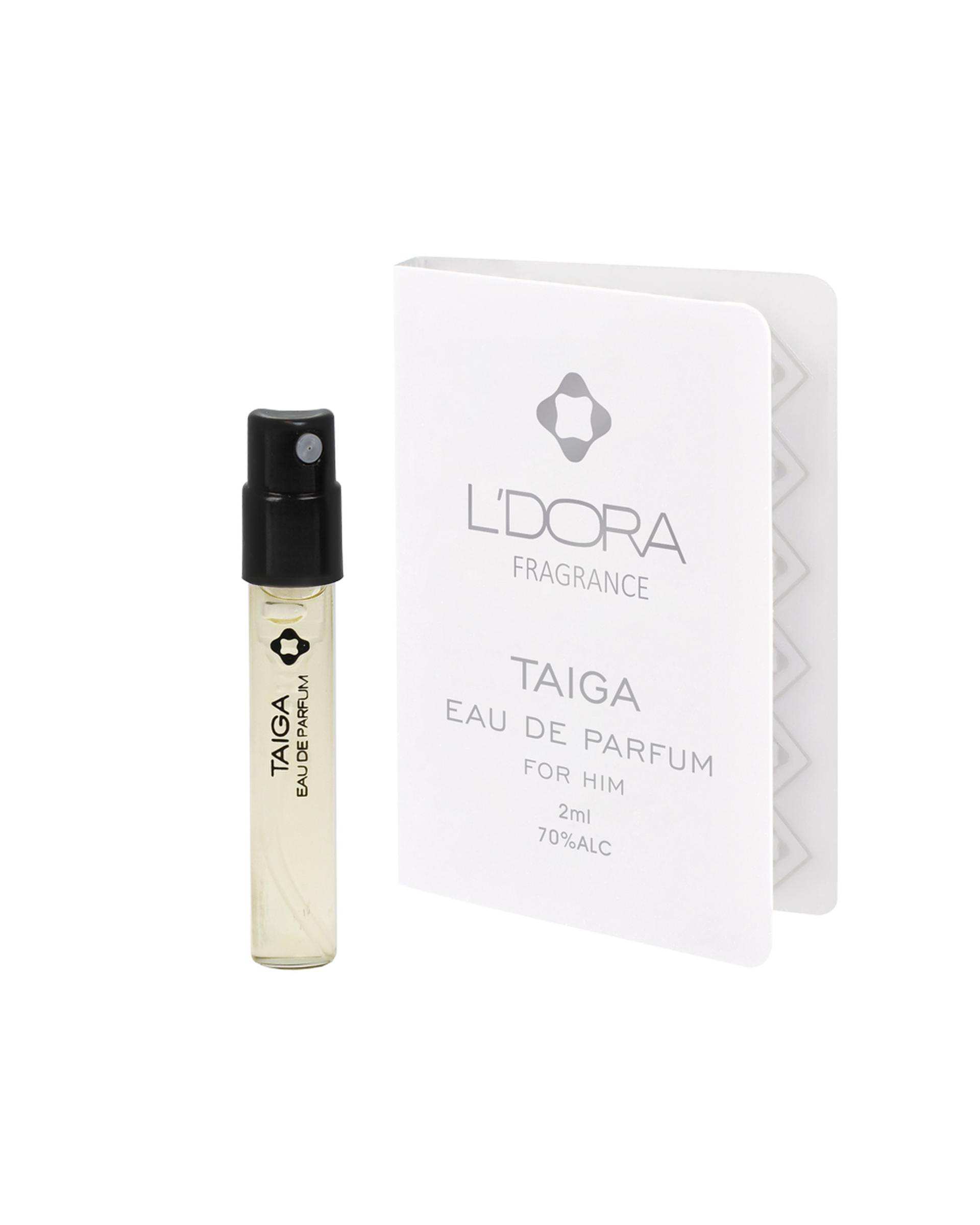 تستر عطر مردانه لدورا فرگرنس Ldora Fragrance مدل TAIGA حجم 2ml