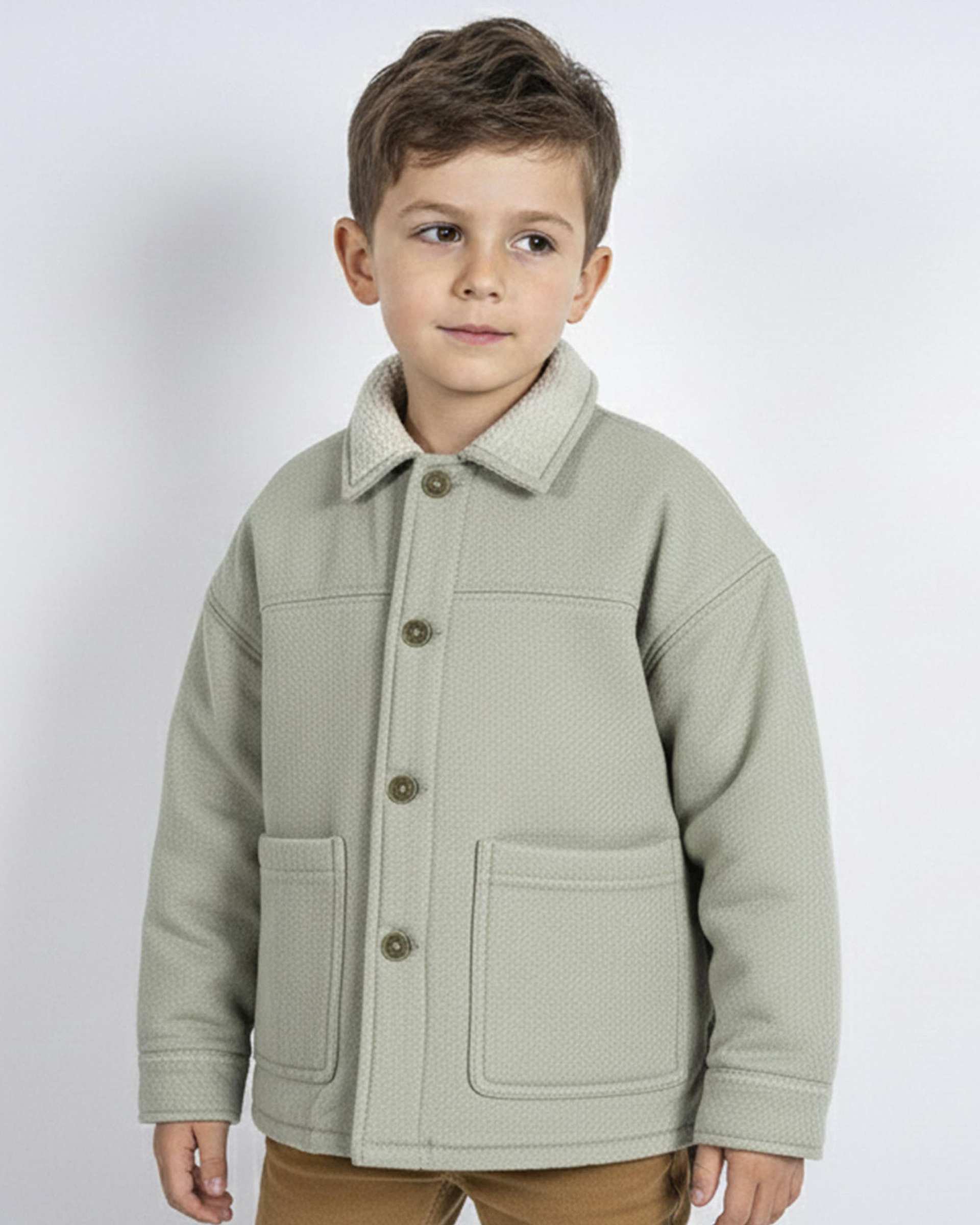 کت کتان پسرانه سبز ملورینا Melorina کد 7223