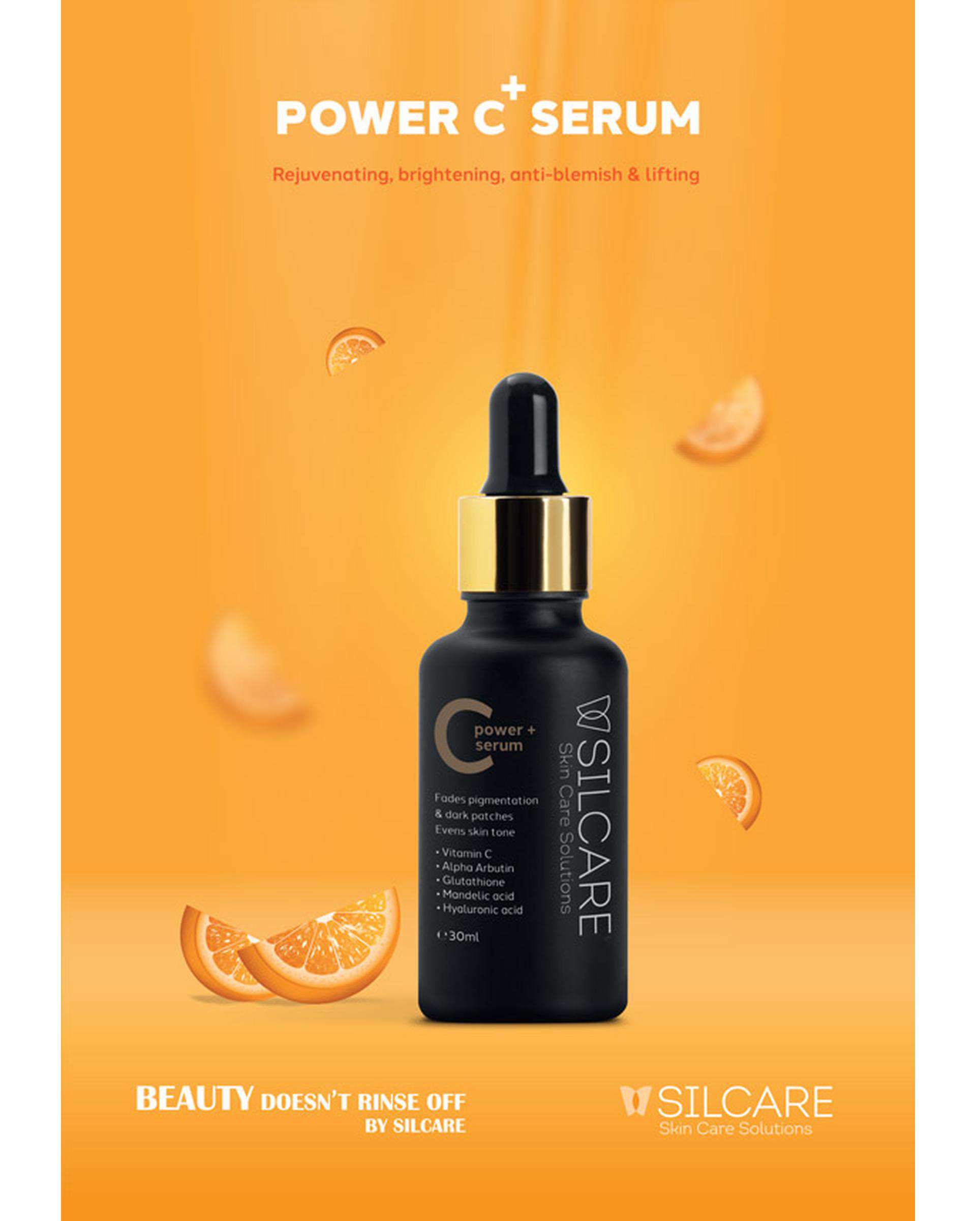 سرم صورت سیلکر Silcare مدل Power C حاوی ویتامین سی حجم 30ml