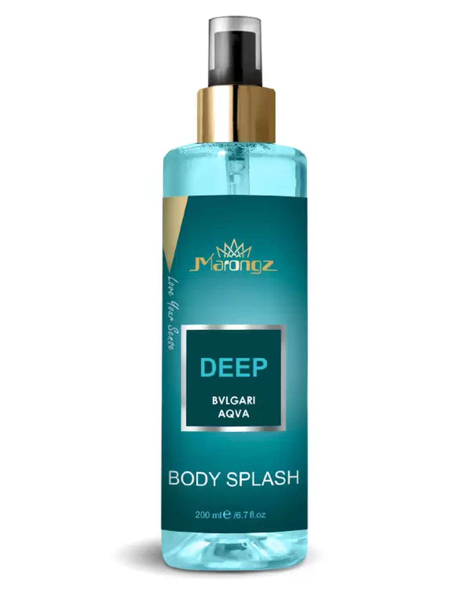 بادی اسپلش مردانه آکوا بولگاری DEEP مارونز Marongz حجم 200ml