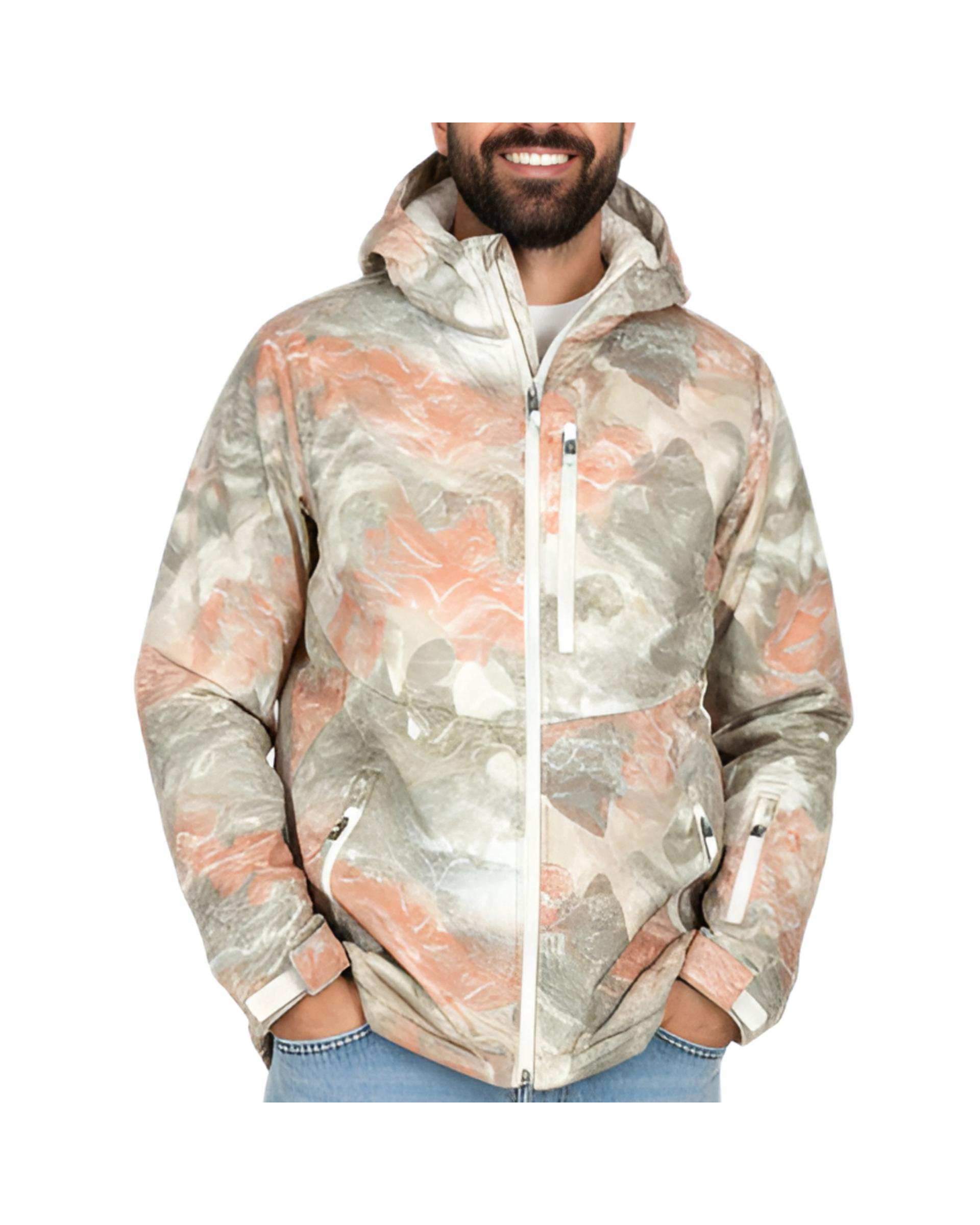 کاپشن مردانه بژ هومنیتی Whomanity مدل K6EK7