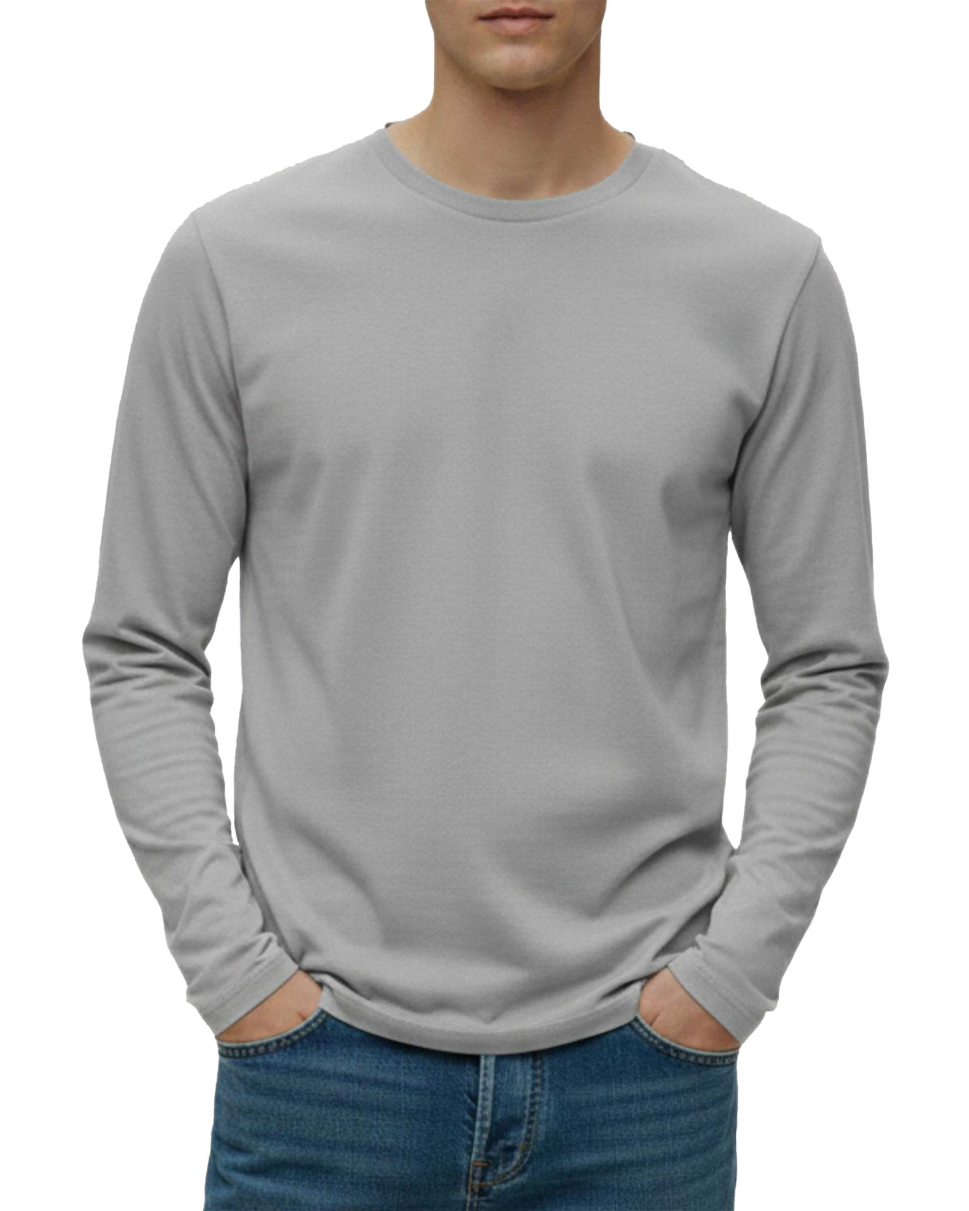 بلوز مردانه طوسی هومنیتی Whomanity مدل PID-7KM4L8