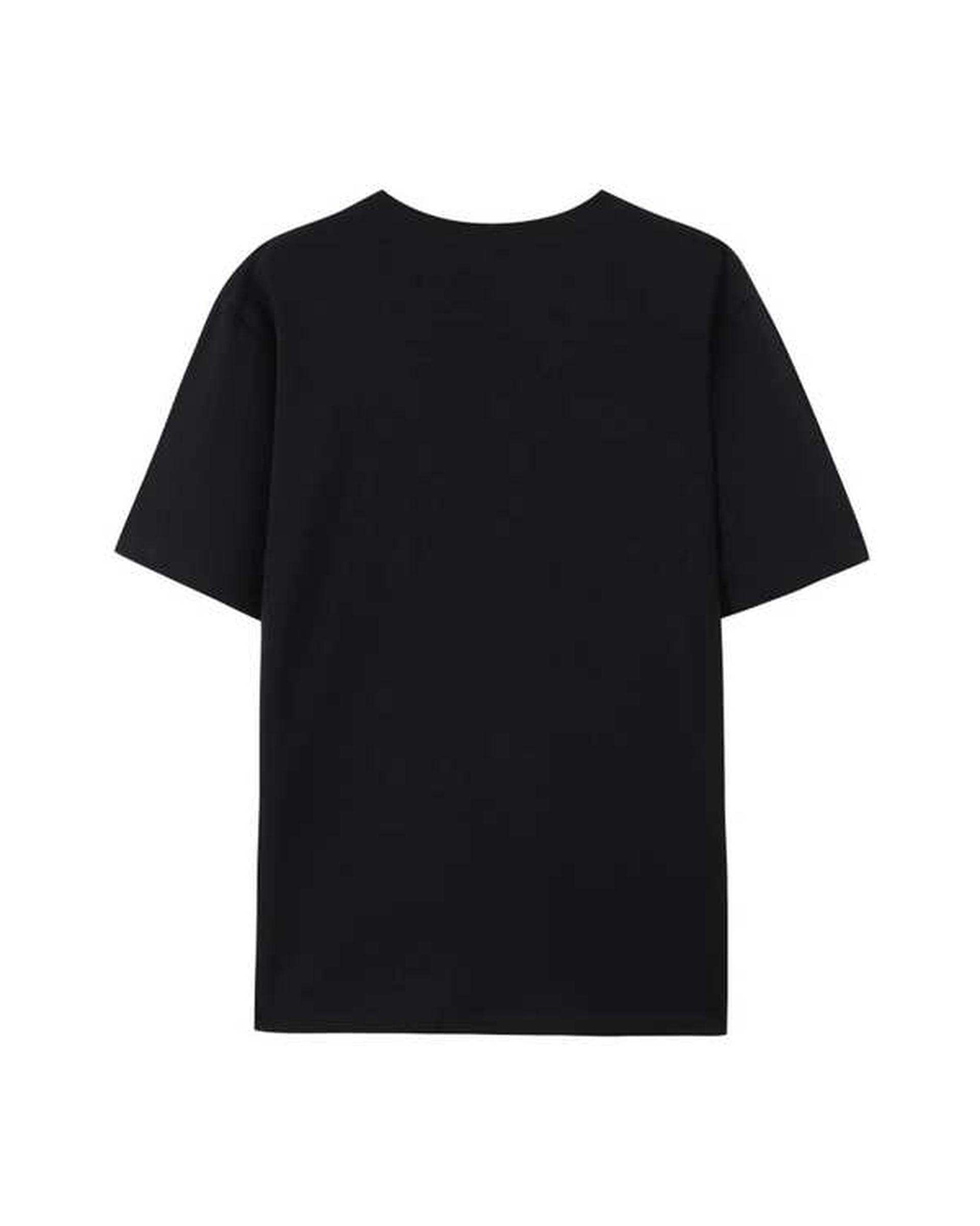 تی شرت مردانه مشکی هومنیتی Whomanity مدل WYMTS79000