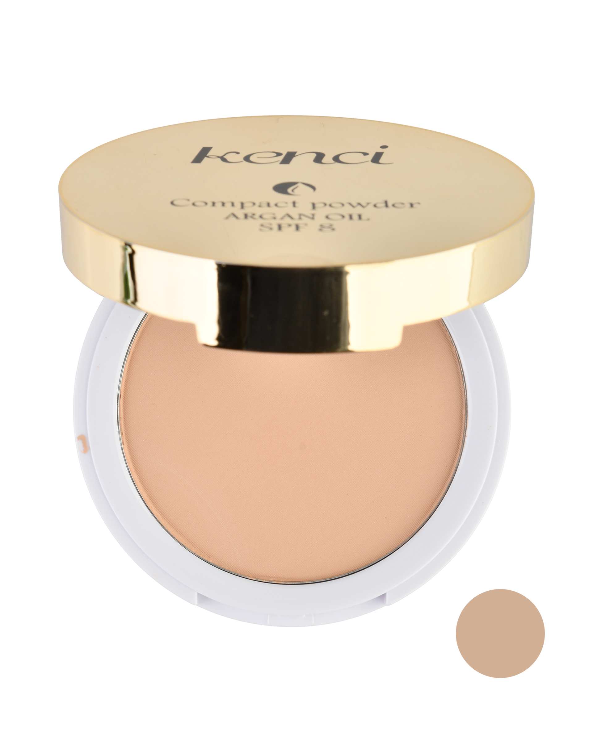پنکک SPF8 کنسی Kenci حاوی روغن آرگان و آلوئه ورا کد R03