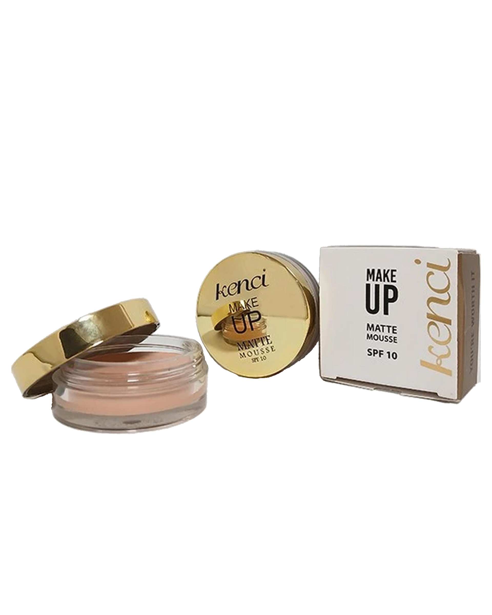 موس صورت SPF10 کنسی Kenci مناسب گریم حاوی روغن آرگان و آلوئه ورا کد M06