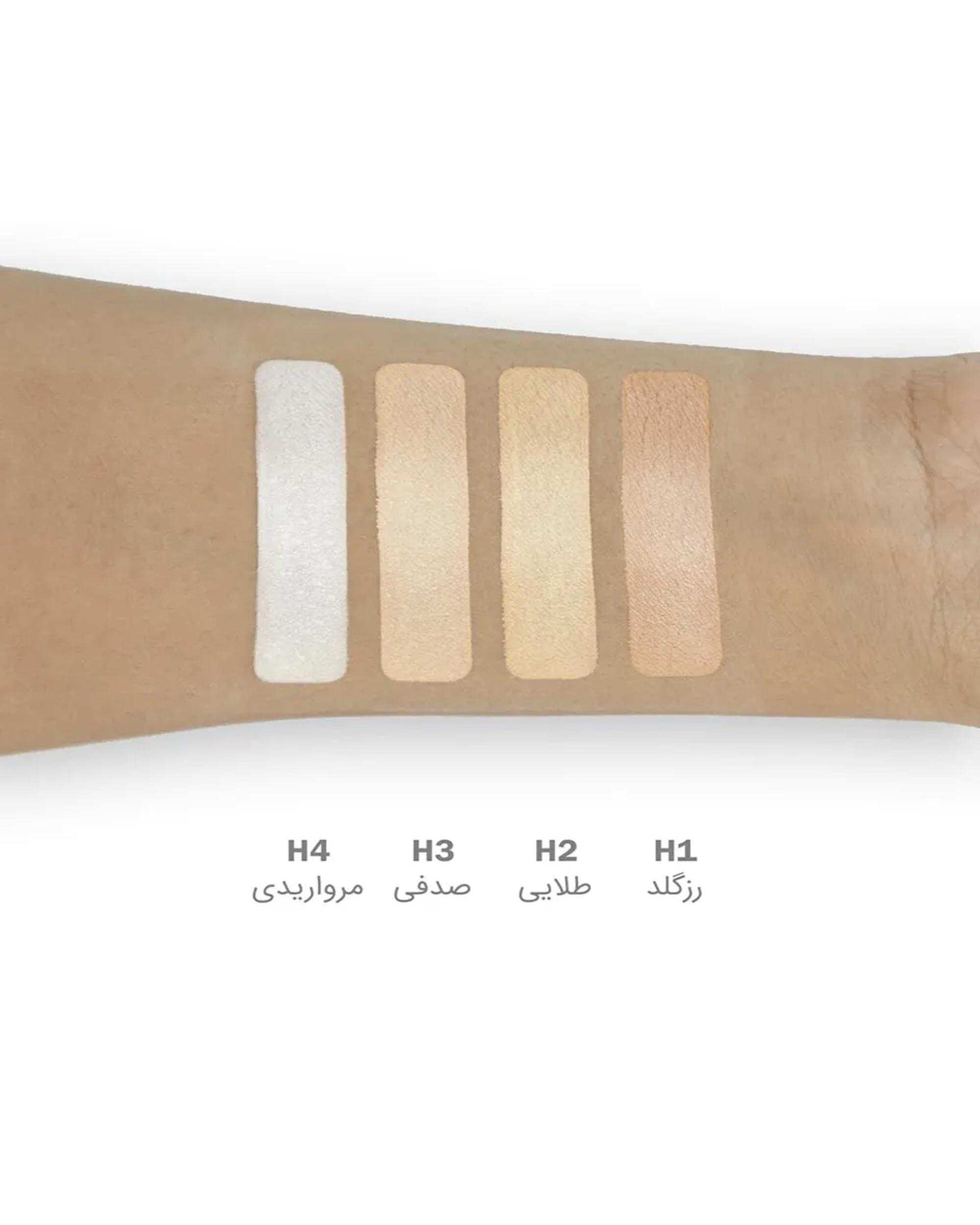 هایلایتر پودری تک رنگ کنسی Kenci شماره H01