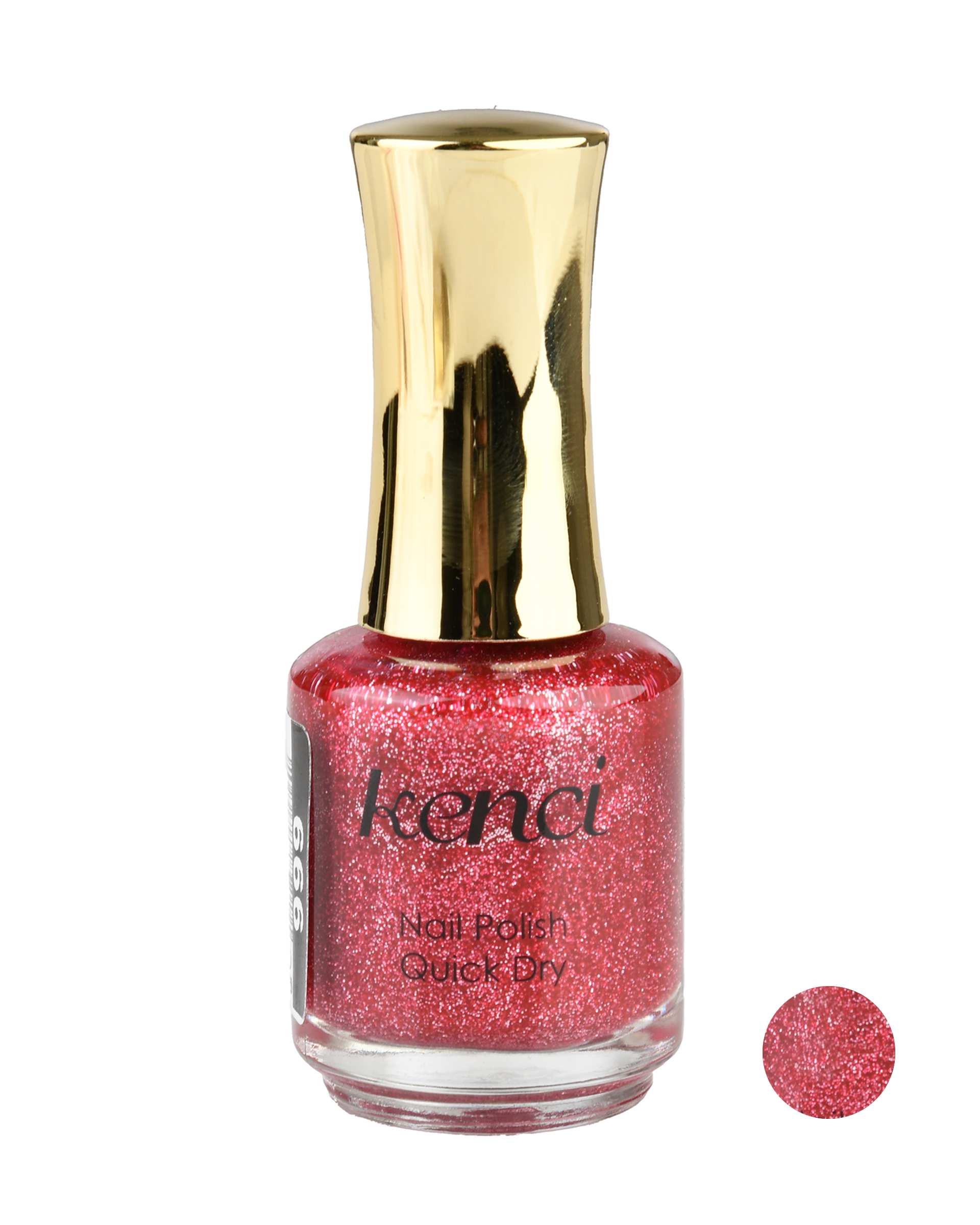 لاک ناخن کنسی Kenci سری GLITTER کد G666