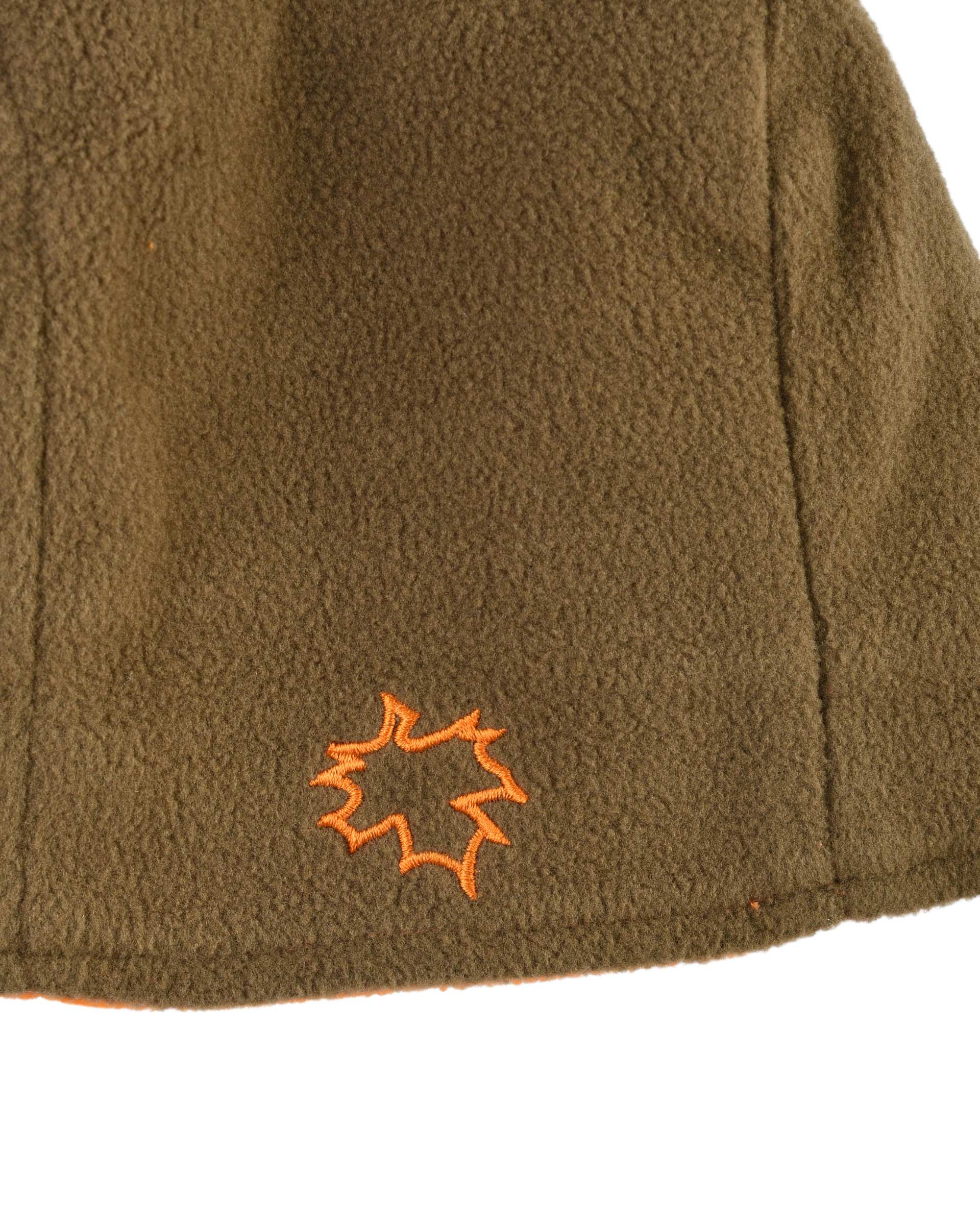 ست شال گردن و کلاه دو رو بچگانه قهوه ای نارنجی هومنیتی Whomanity کد 408376