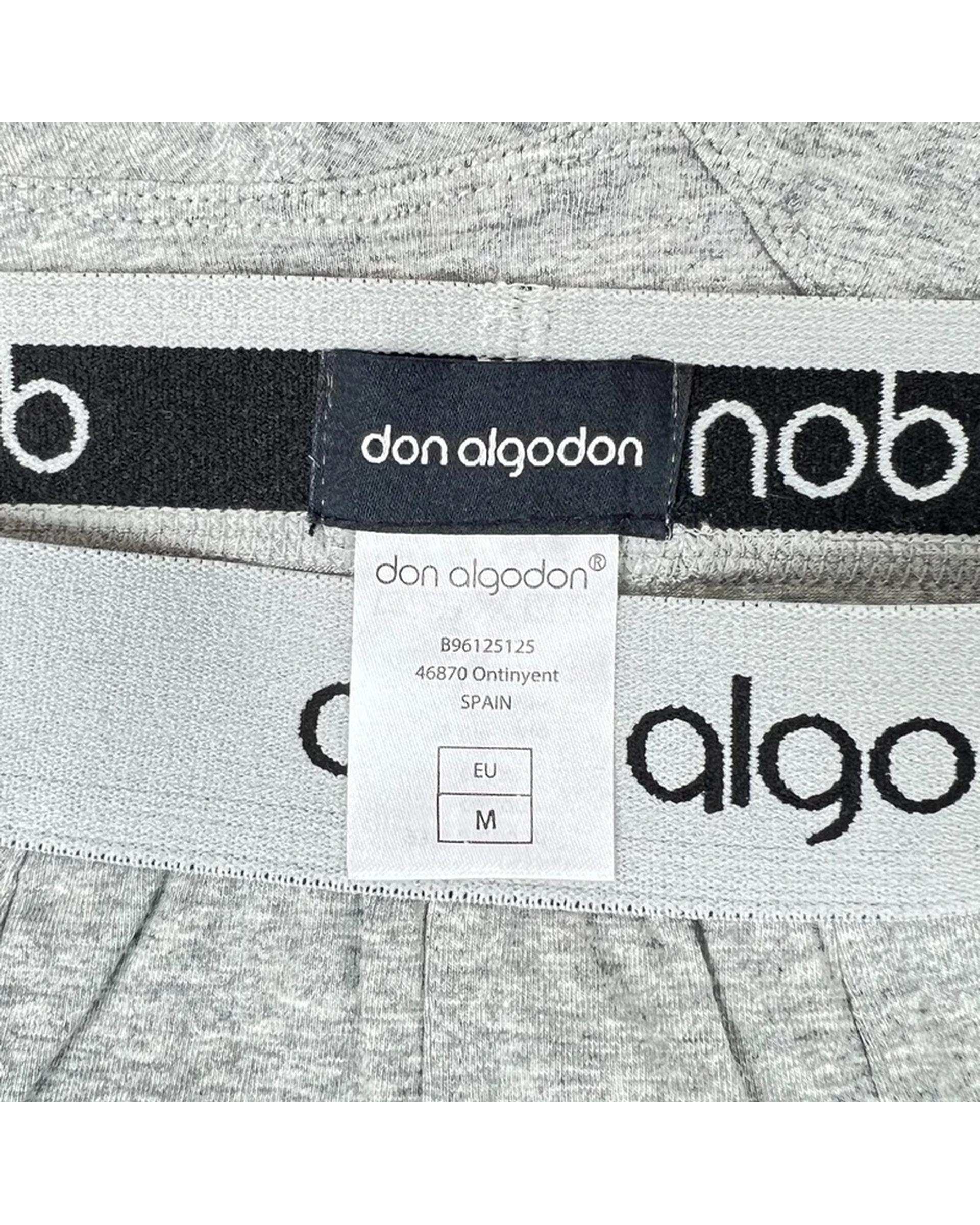 شورت مردانه باکسر طوسی روشن don algodon مدل B0001 هومنیتی Whomanity