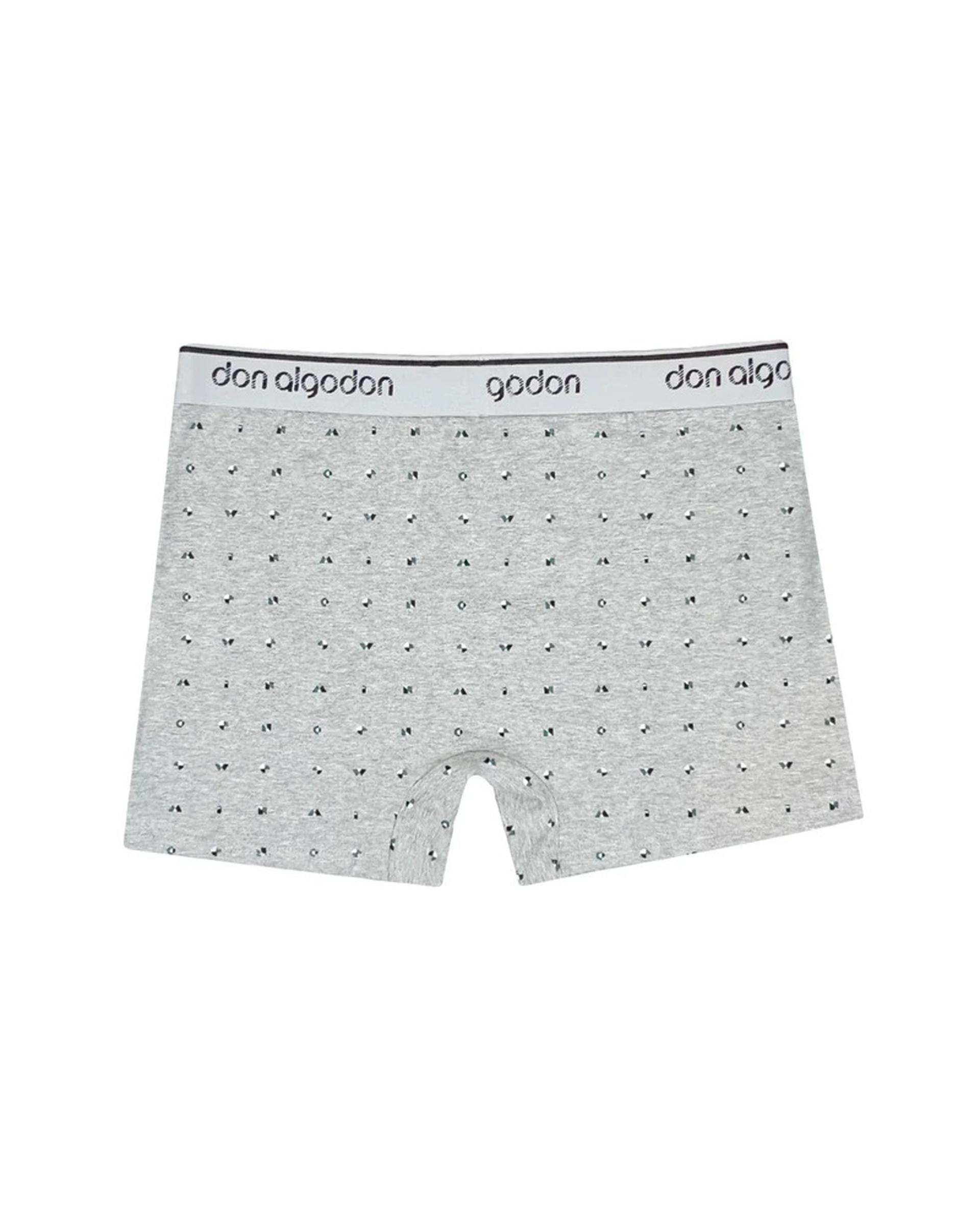 شورت مردانه باکسر طوسی don algodon مدل PB52 هومنیتی Whomanity