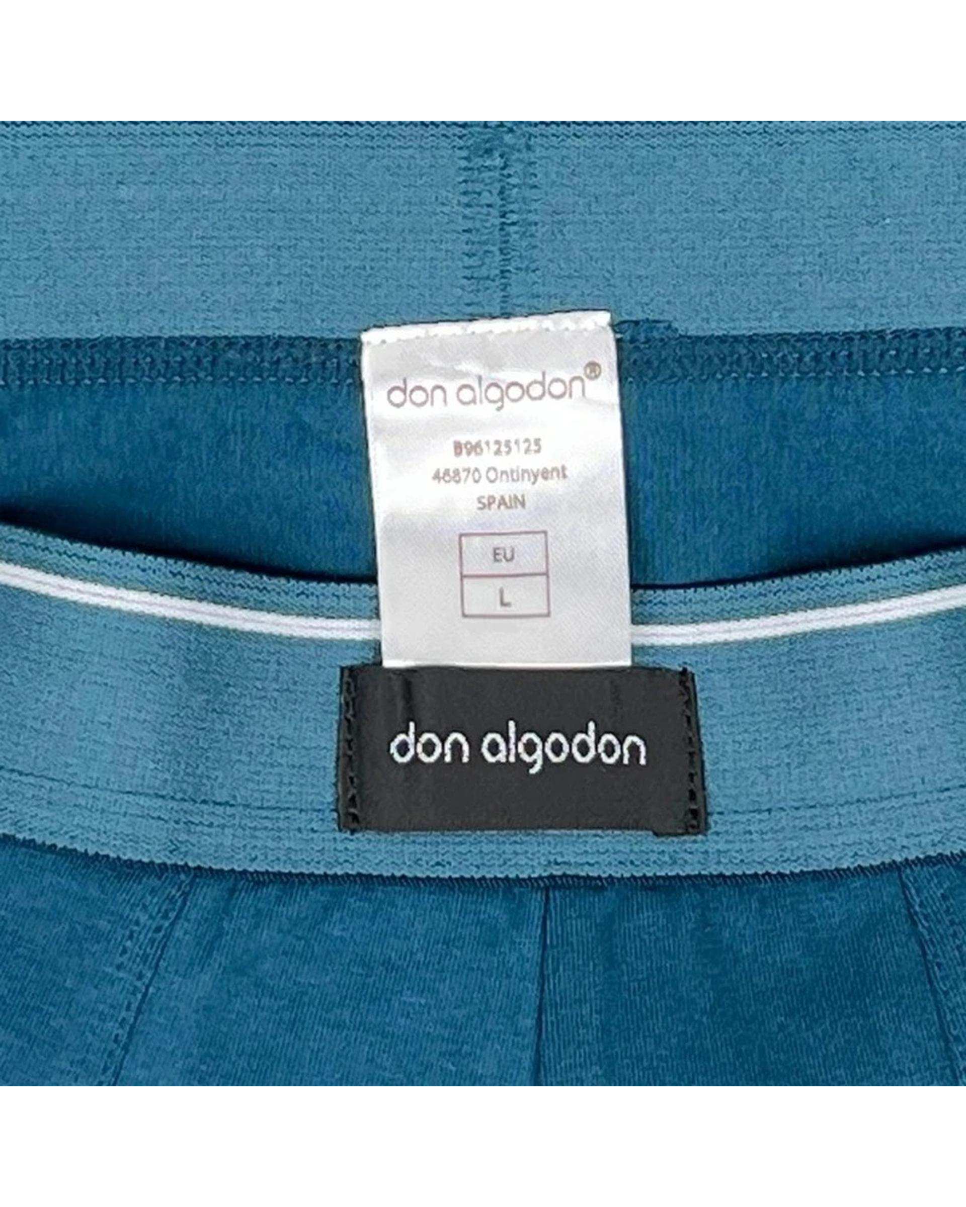 شورت مردانه باکسر سبز تیره don algodon مدل PB32 هومنیتی Whomanity