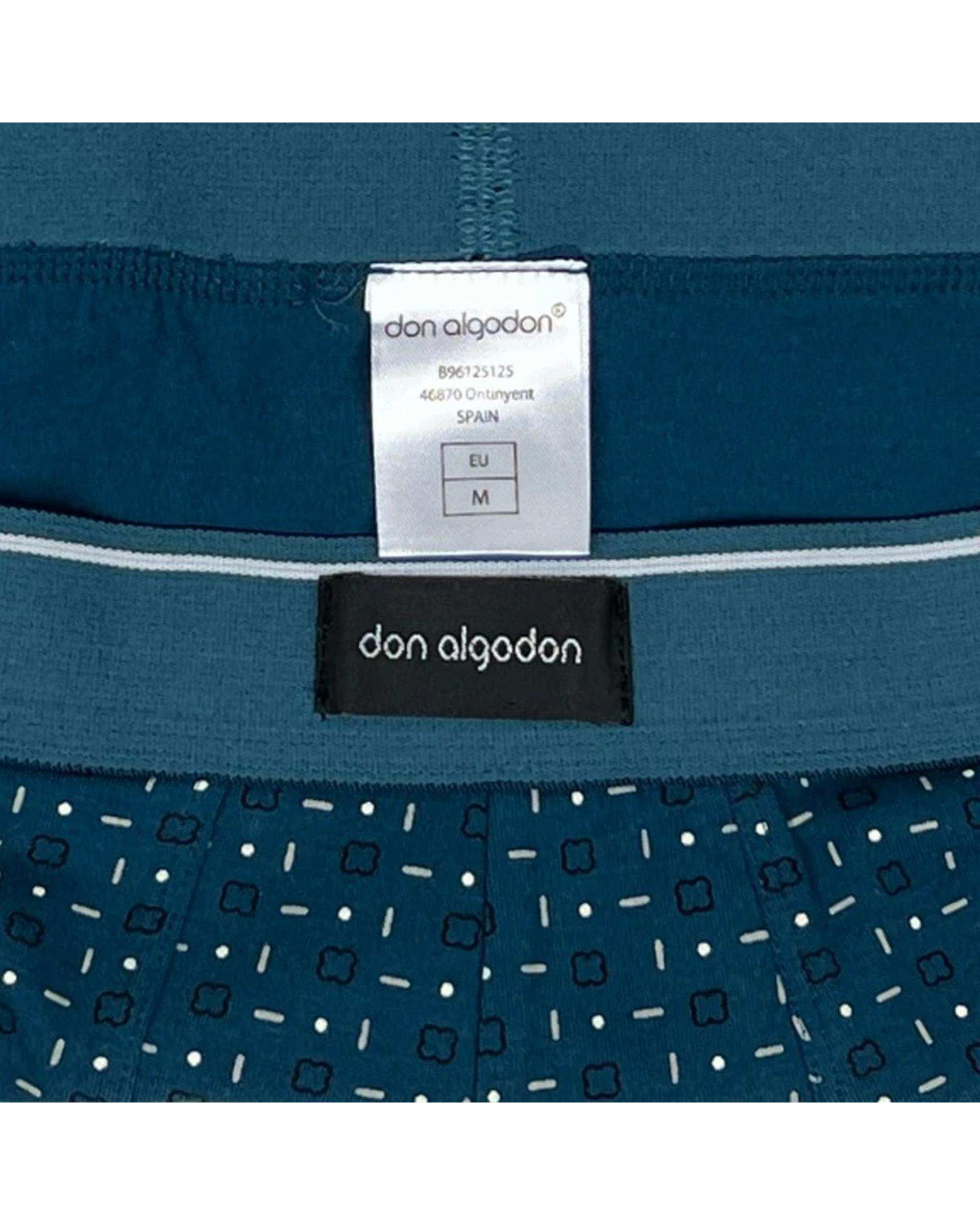 شورت مردانه باکسر سبز تیره don algodon مدل PB32 هومنیتی Whomanity
