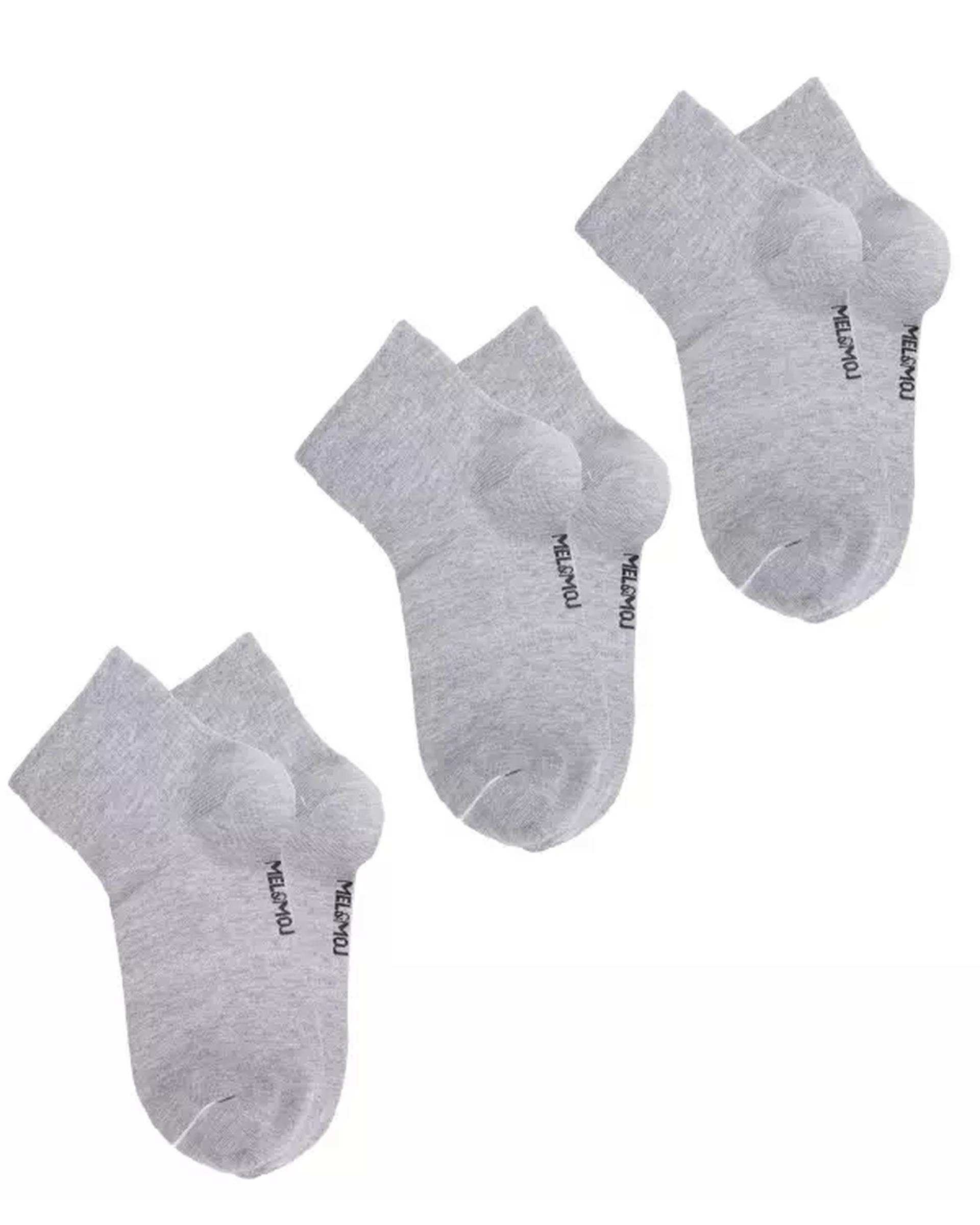 جوراب مردانه ورزشی  مل اند موژ Mel & Moj کد M08470-001 بسته سه عددی