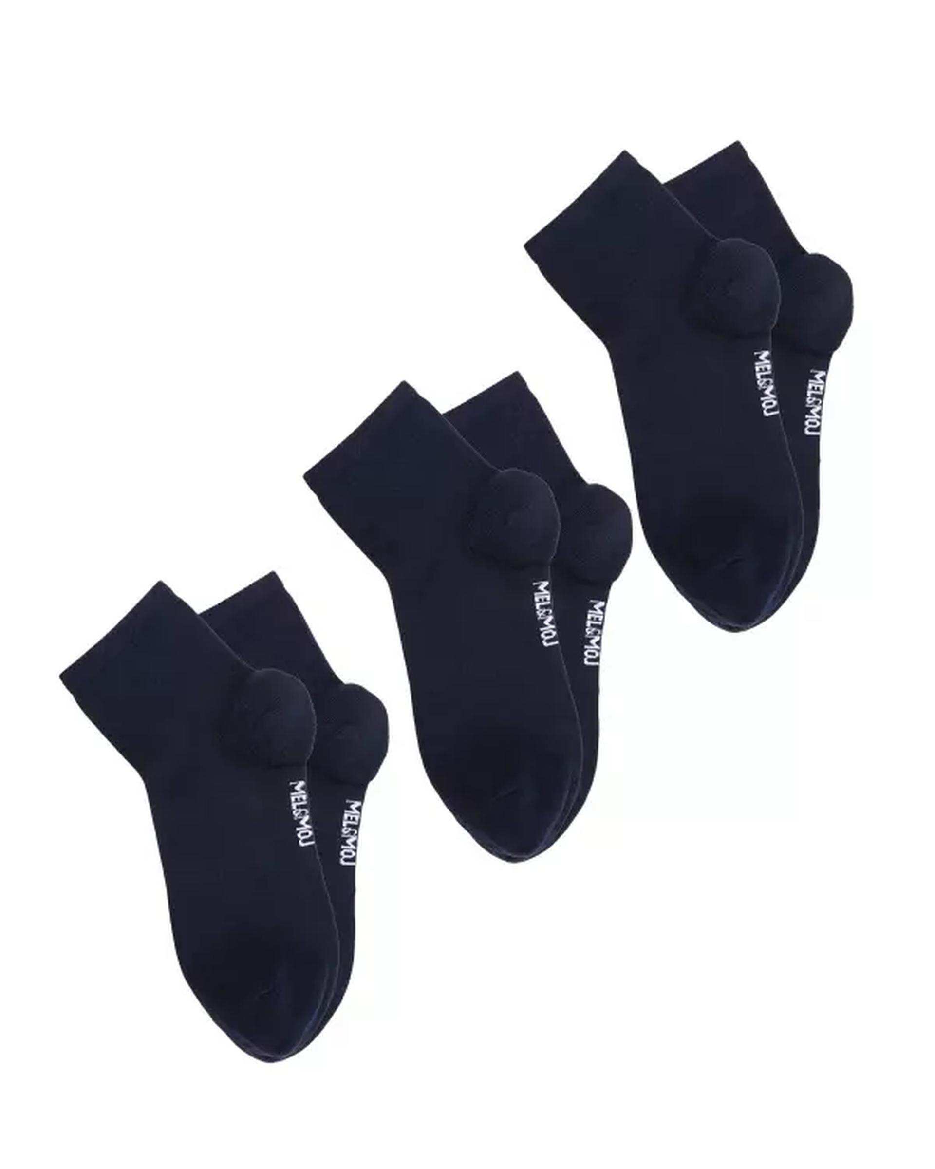 جوراب مردانه ورزشی  مل اند موژ Mel & Moj کد M08470-001 بسته سه عددی