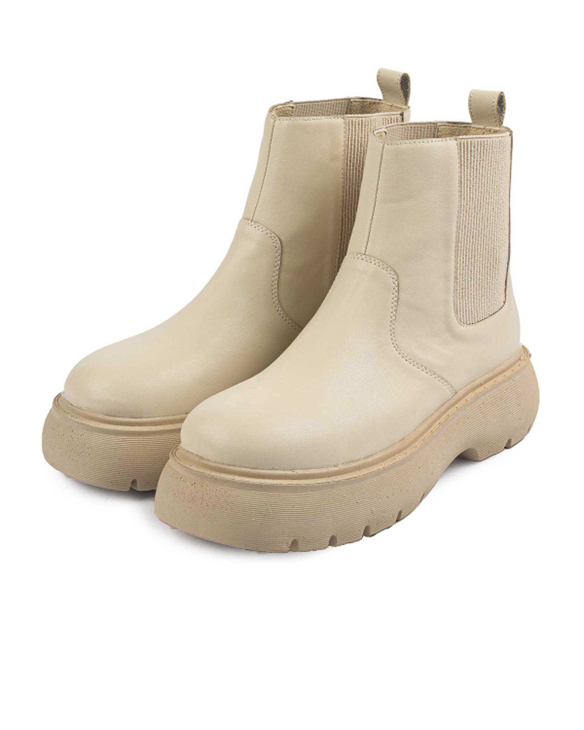 بوت زنانه کرم تیره ریس Rees کد 1726027-25