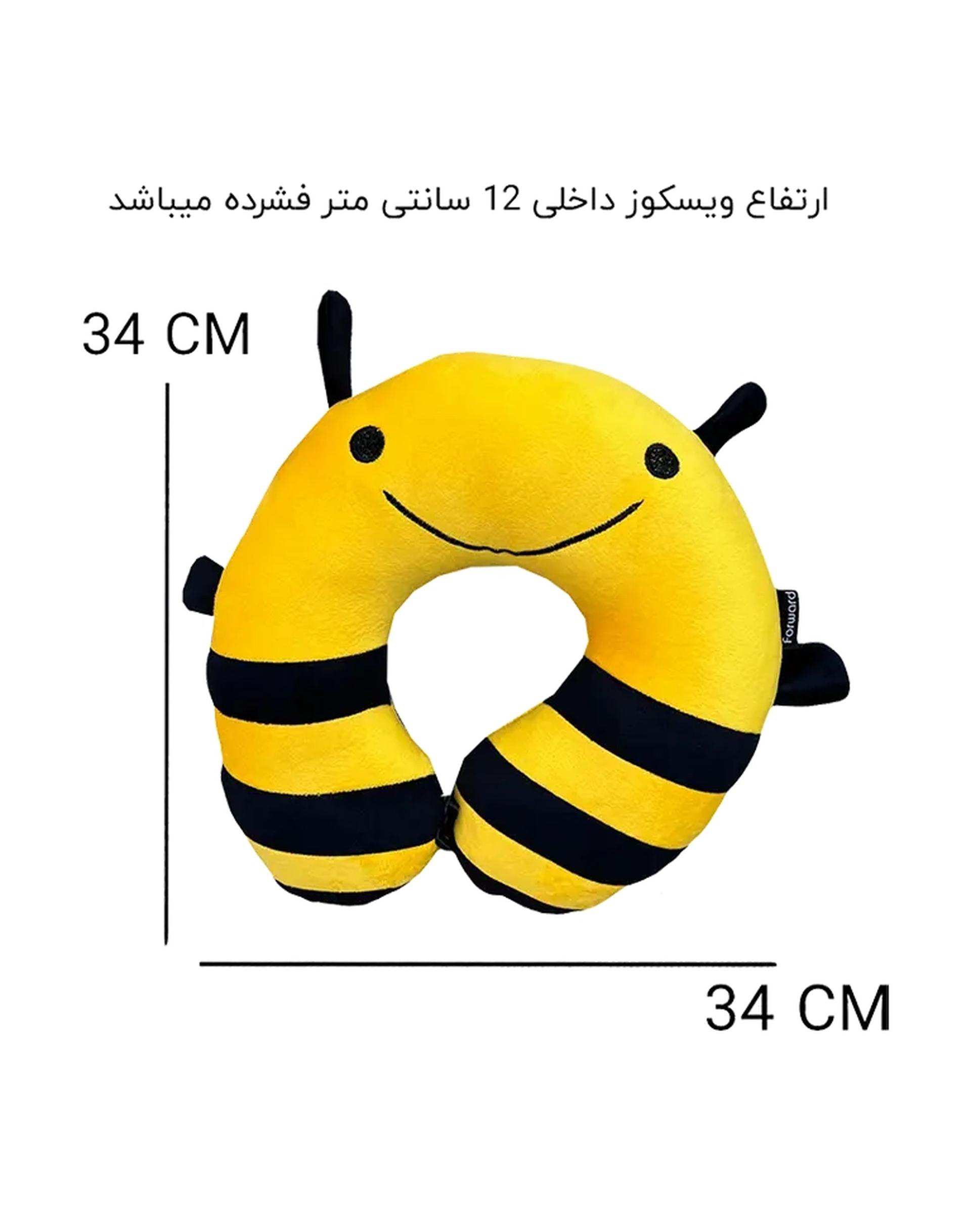 بالش دور گردنی سبز فوروارد Forward مدل FCLT500508 HAPPY BEE