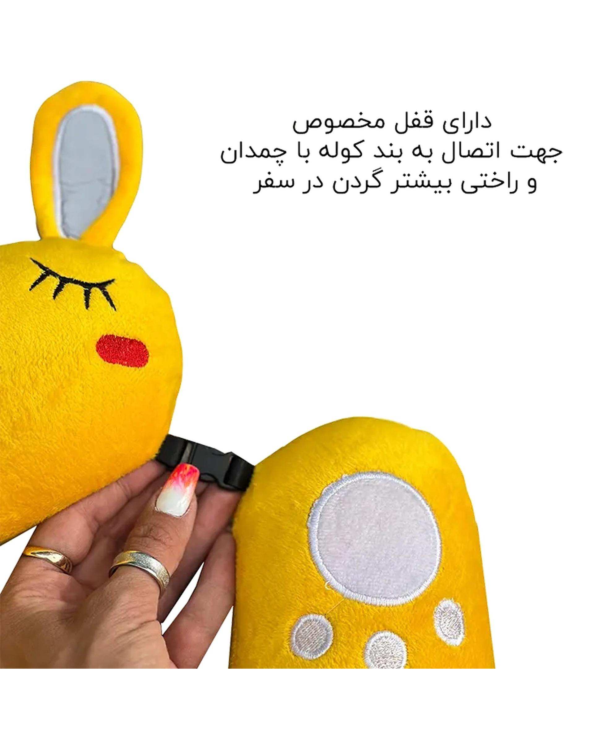 بالش دور گردنی طوسی فوروارد Forward مدل FCLT500510 SLEEPING BUNNY