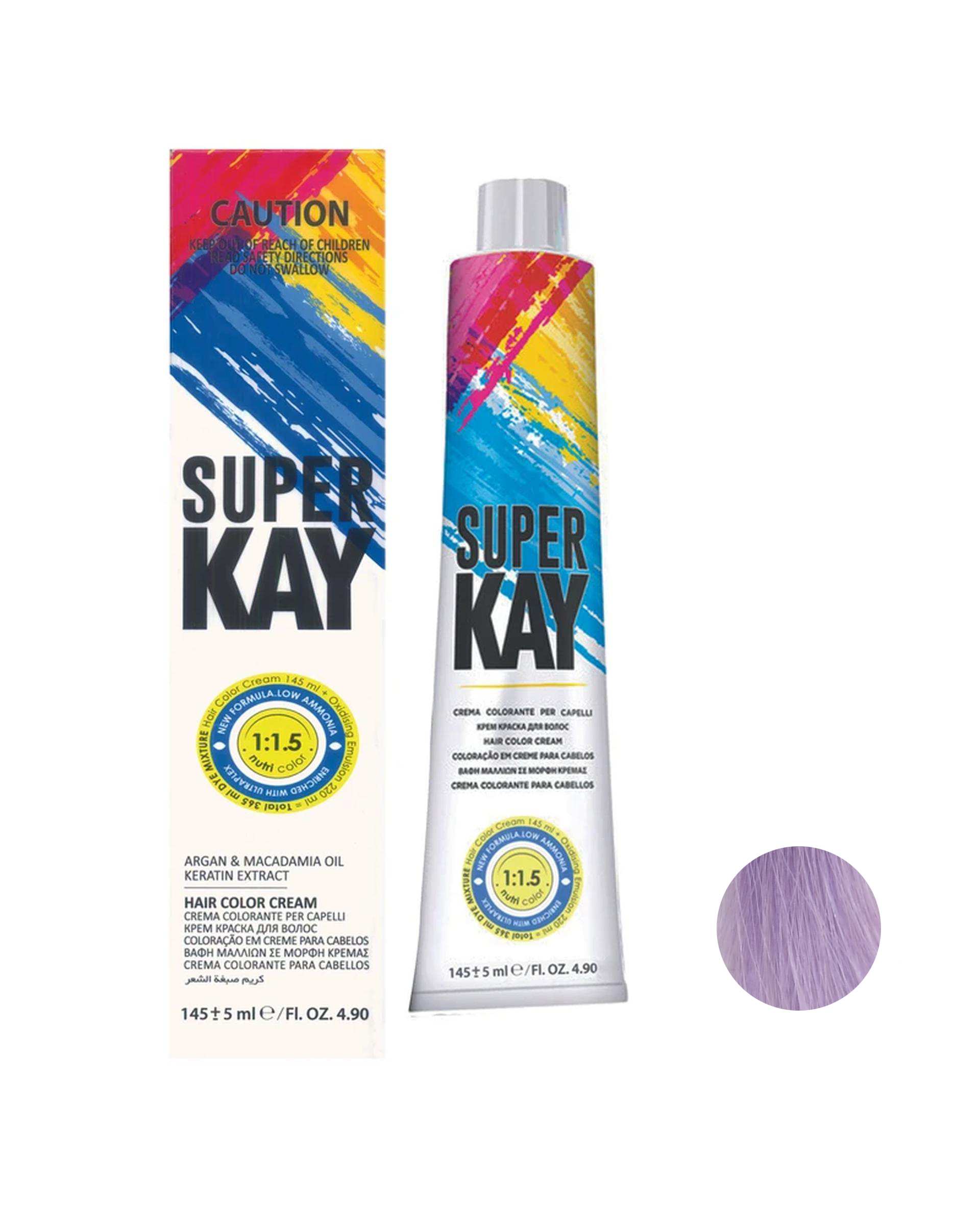 رنگ مو یاسی سوپر کی Super Kay شماره F4 حجم 145ml