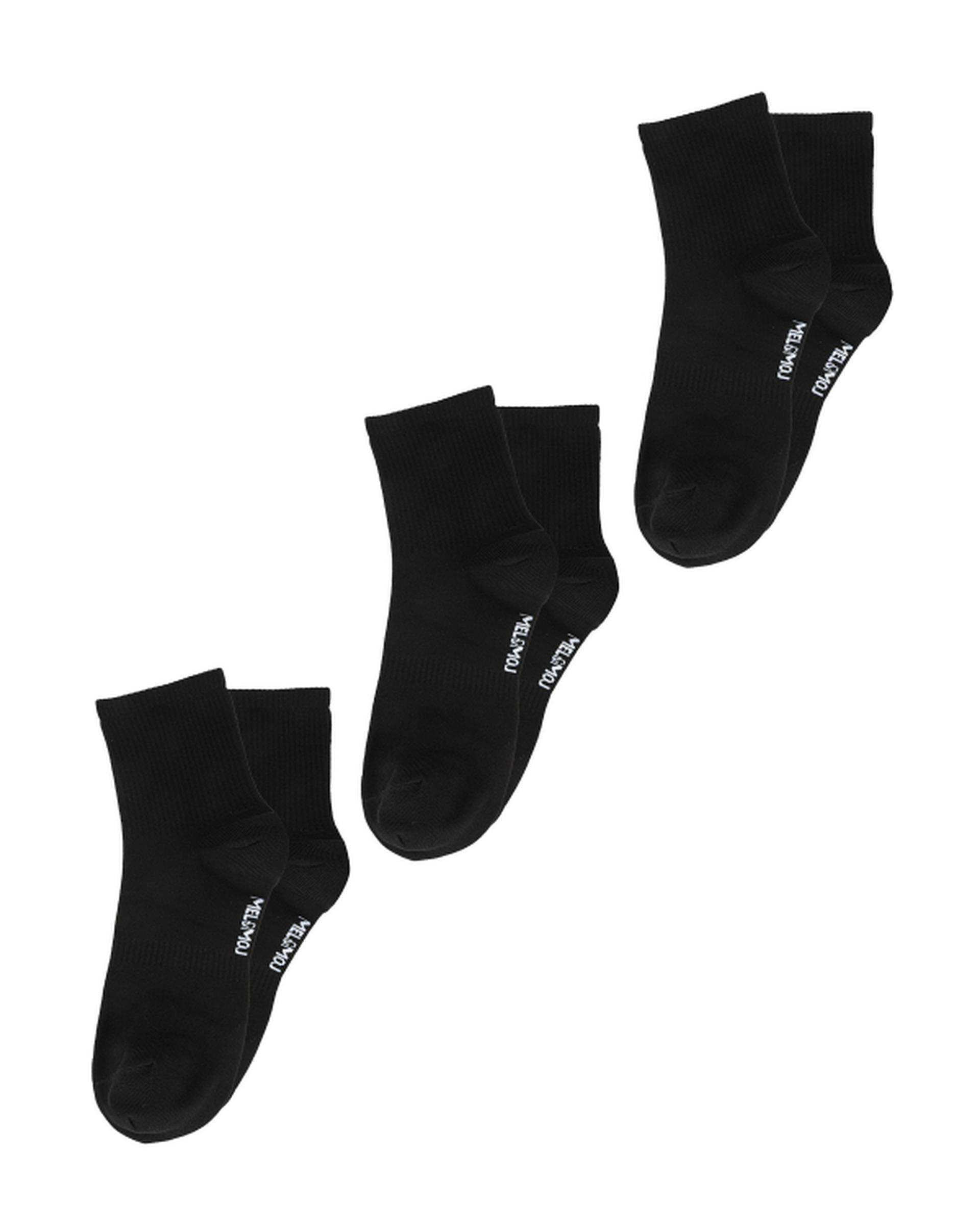 جوراب مردانه ساقدار  مل اند موژ Mel & Moj کد M08674 بسته 3 عددی