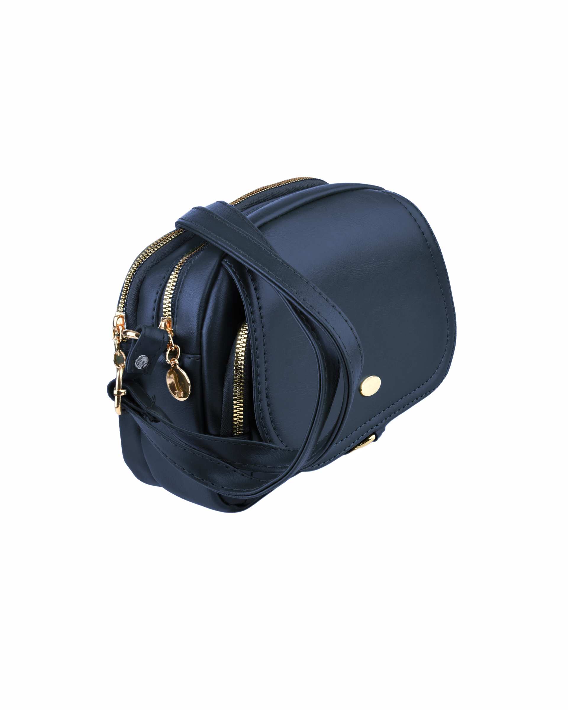 کیف زنانه دوشی سرمه ای بیسراک Bisrak مدل SL-620-59