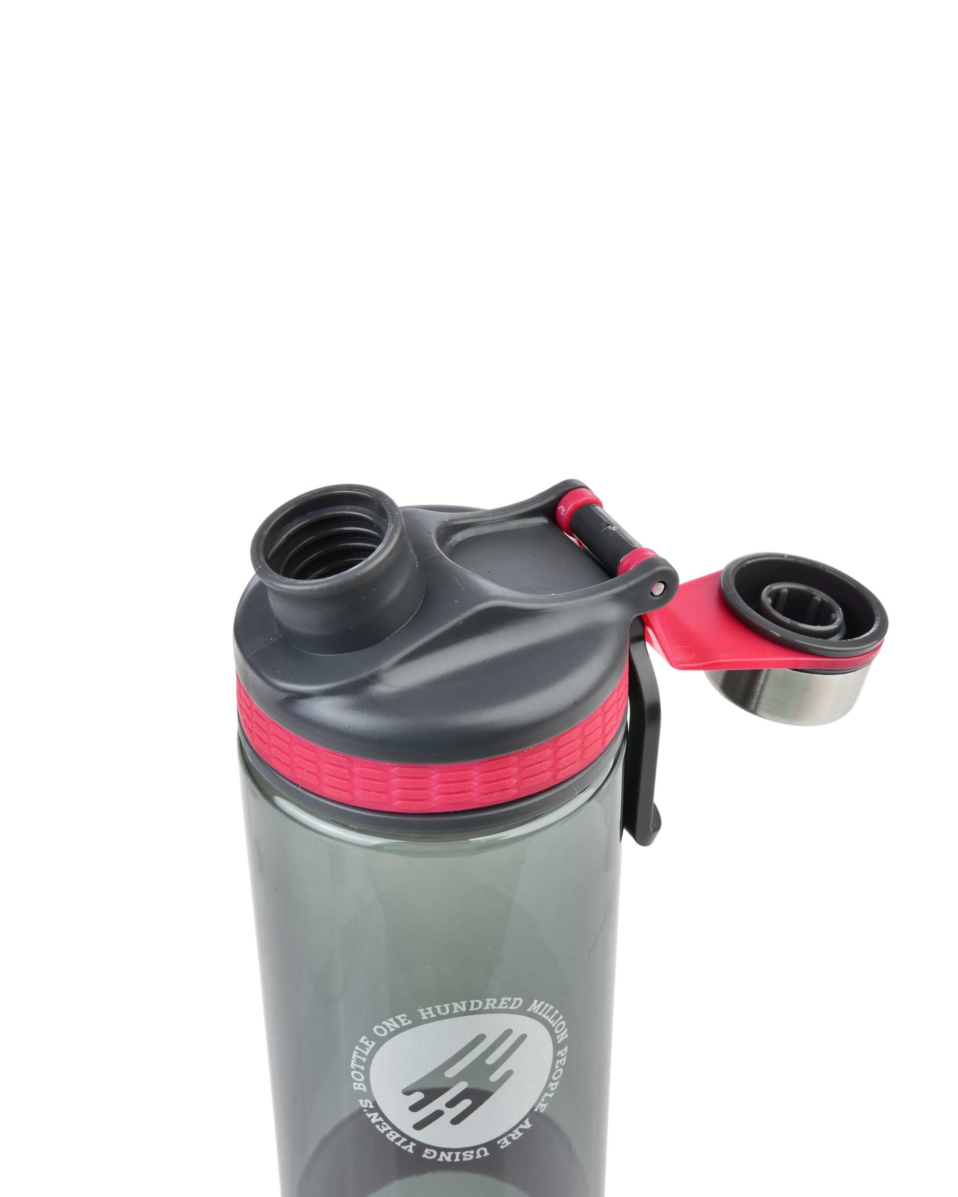 قمقمه ورزشی مشکی سرخابی ماراتون Maraton ظرفیت 600ml