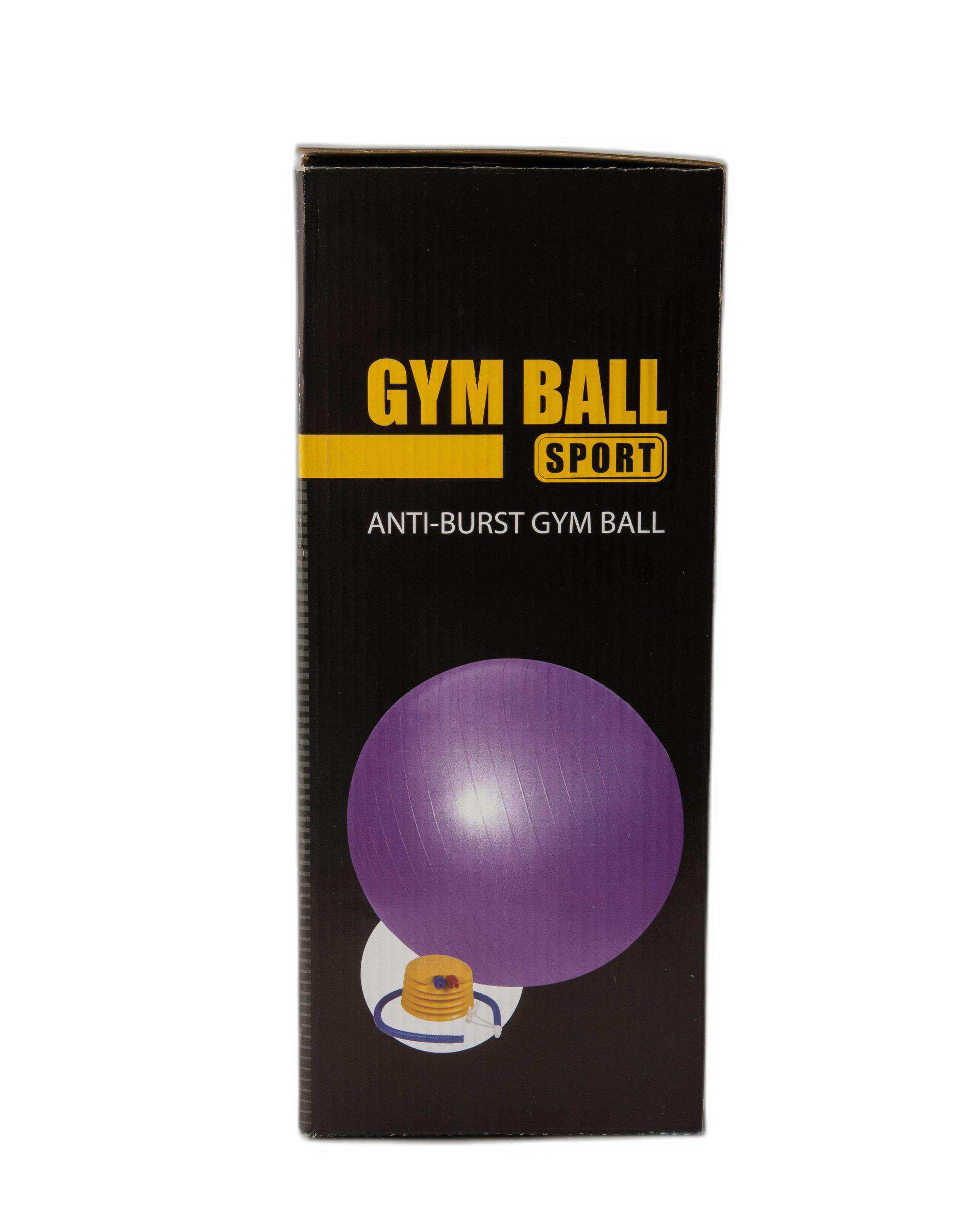 توپ تناسب اندام مشکی جیم بال GYM Ball قطر 75 سانتی متر