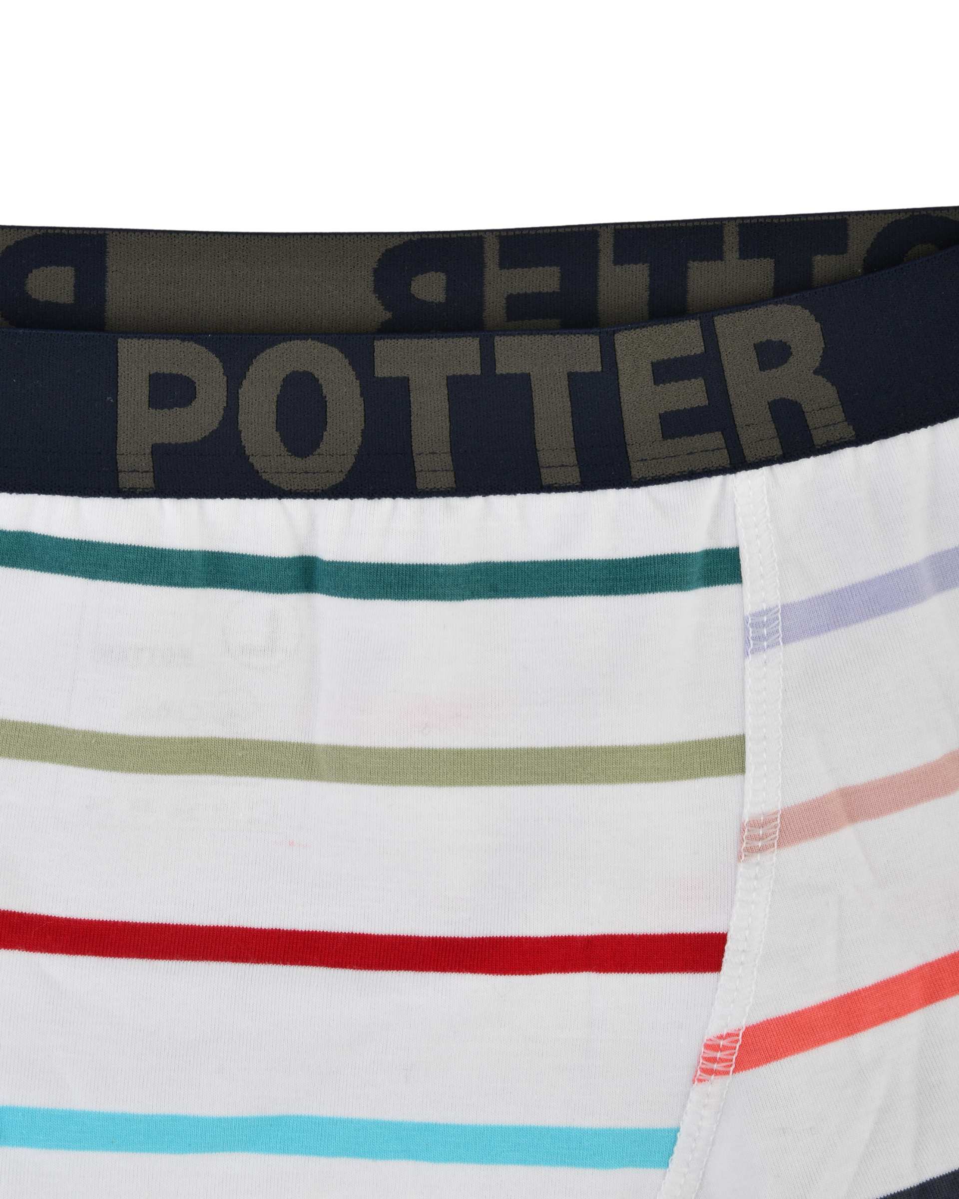 شورت مردانه پادار سفید پاتر Potter کد 673