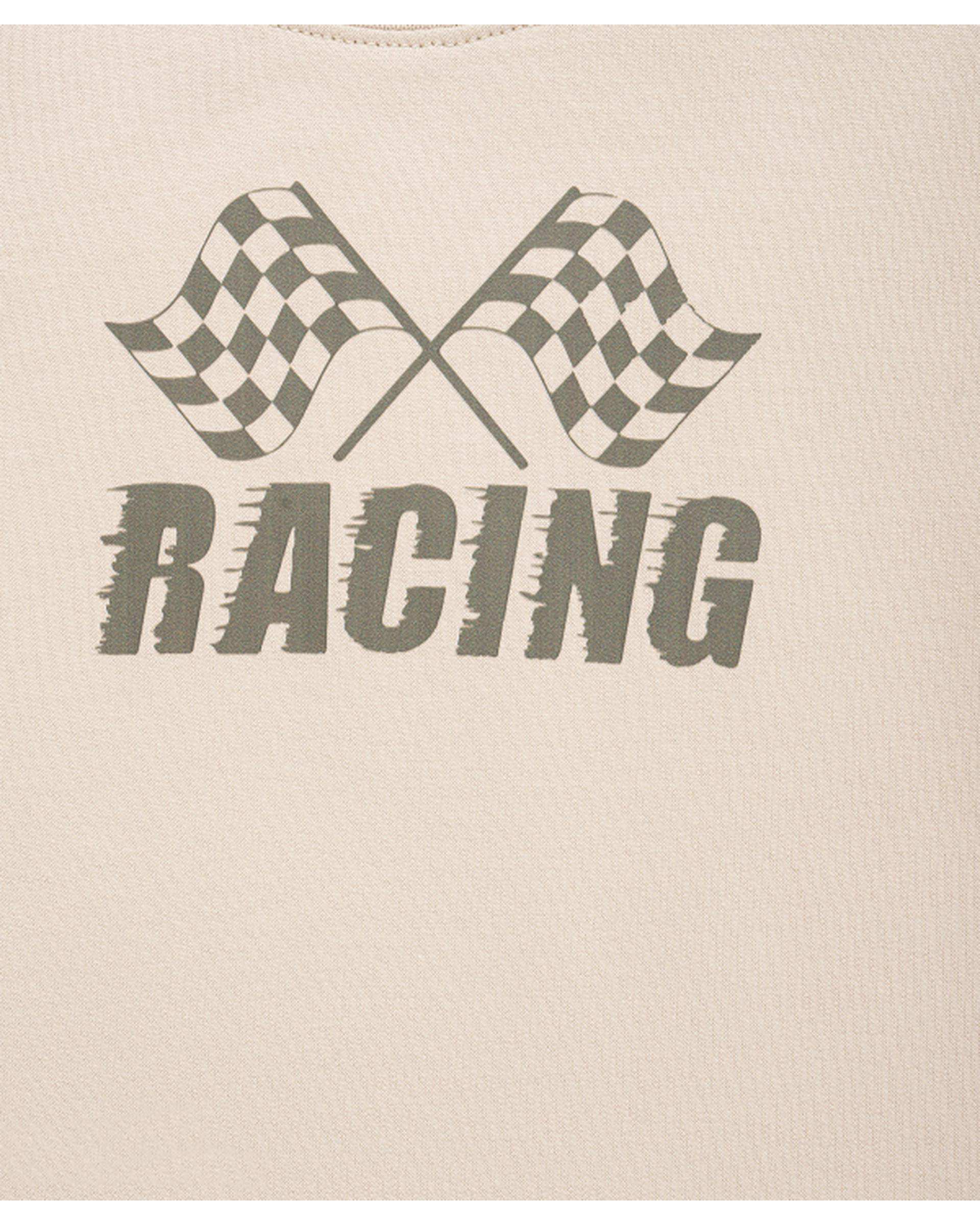 بلوز پسرانه کرم ملورینا Melorina طرح Racing کد 9212