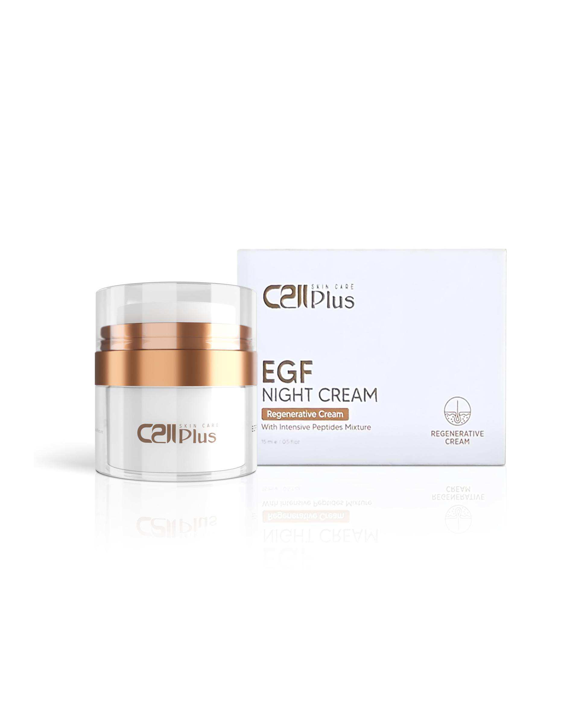 کرم شب جوان کننده ای جی اف EGF سل پلاس Cell Plus حجم 15ml