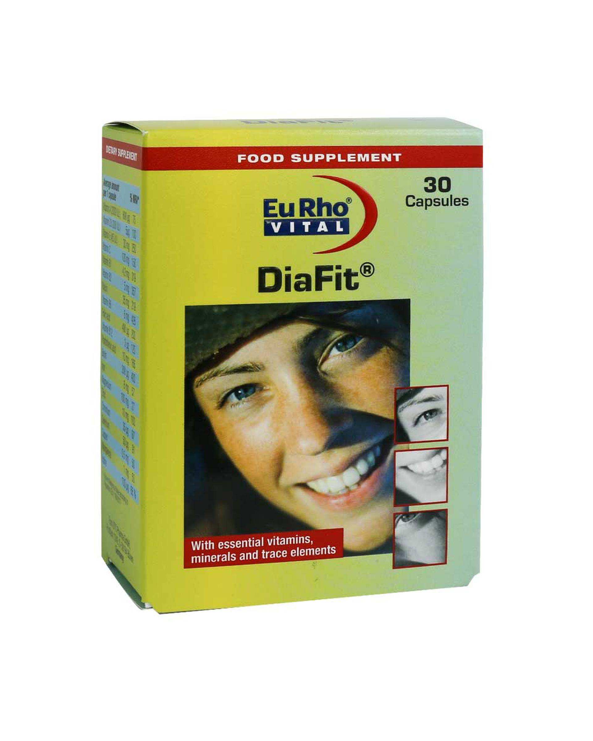 کپسول سافت ژل دیافیت یوروویتال بسته 30 عددی