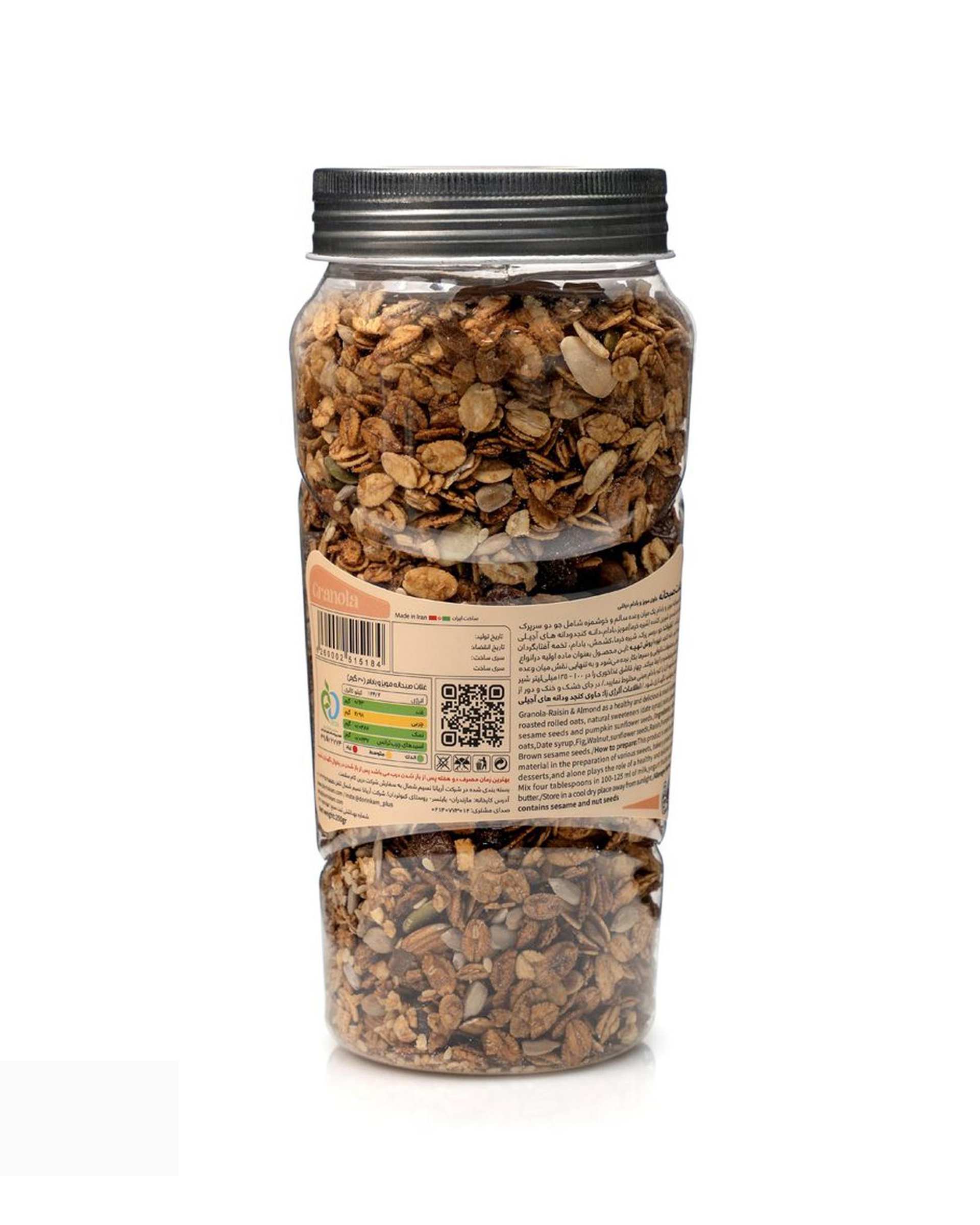 غلات صبحانه مویز و بادام درختی درین کام 350 گرم